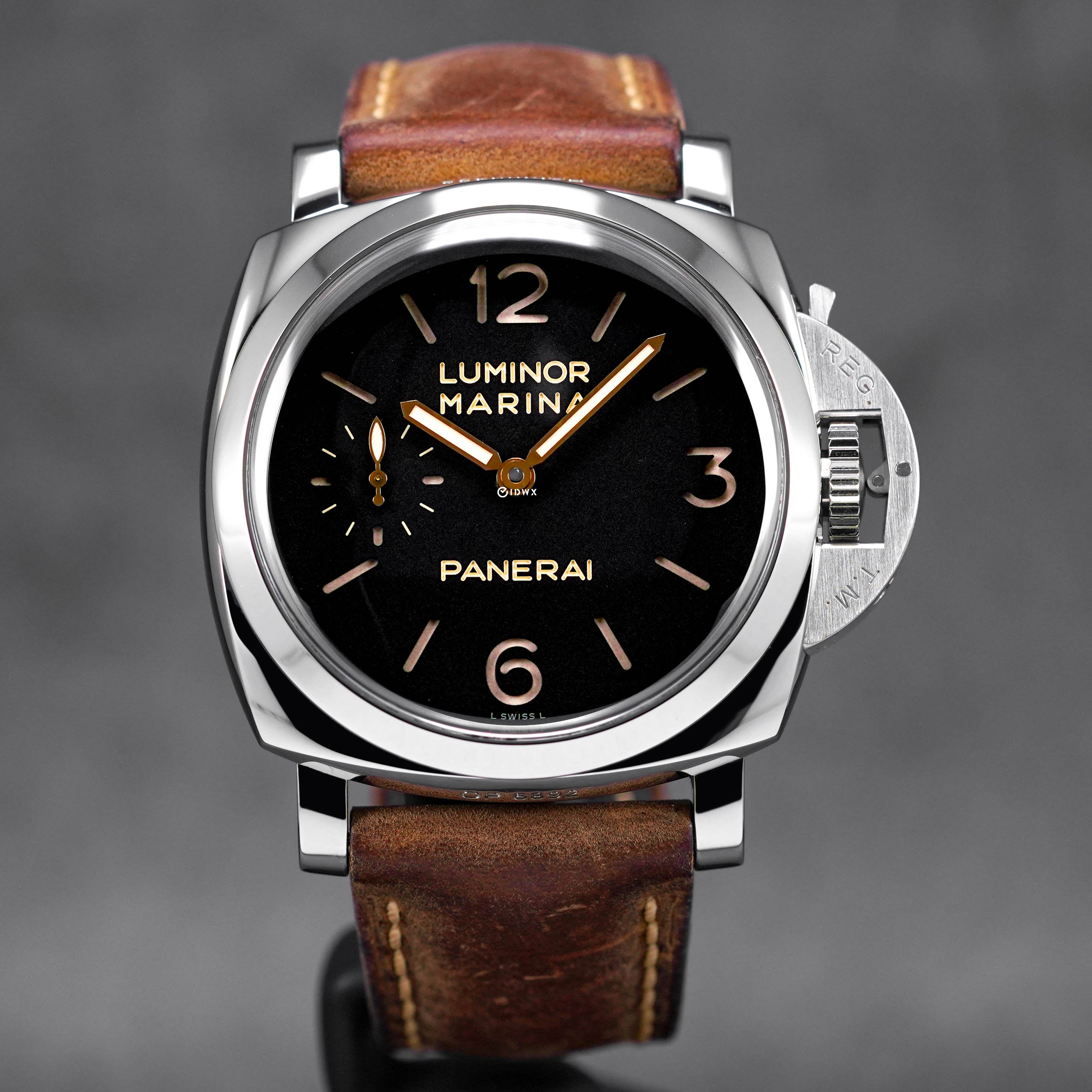 LUMINOR MARINA 1950 3 DAYS 47MM STEEL BLACK DIAL PAM 422 (2013)