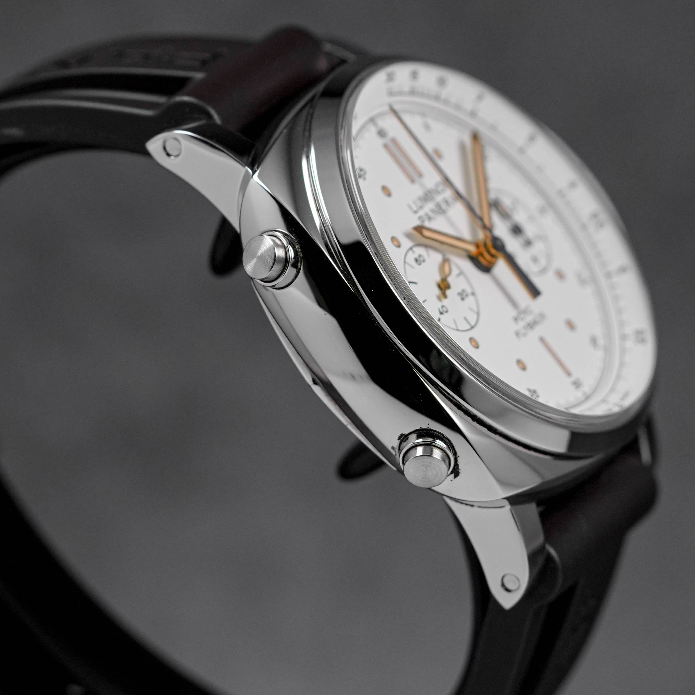 LUMINOR 1950 CLASSIC YACHTS CHALLENGE 'PCYC' CHRONOGRAPH FLYBACK IVORY DIAL PAM 654 (2018)