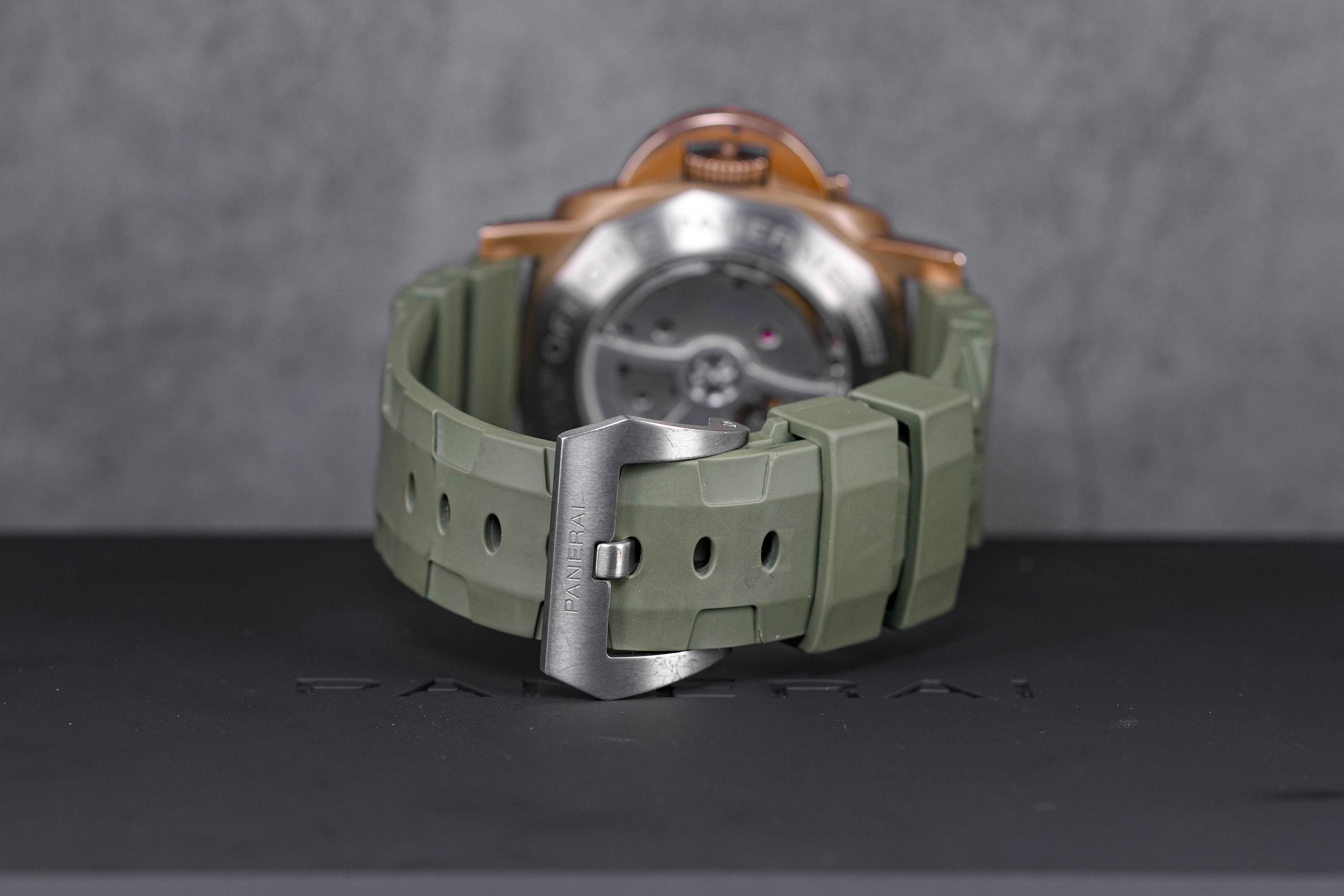 LUMINOR SUBMERSIBLE 3 DAYS BRONZO BROWN DIAL PAM 968 (2019)