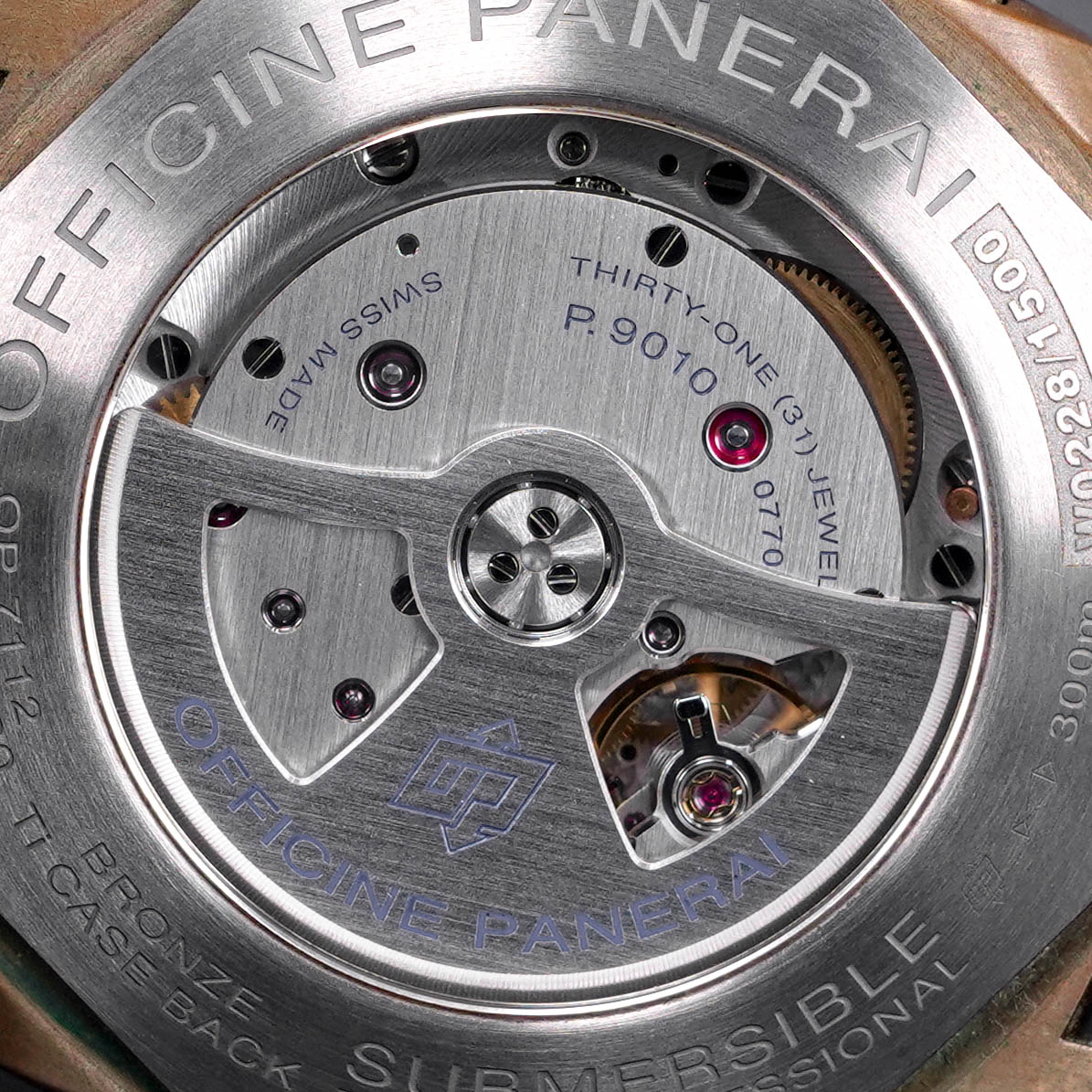 LUMINOR SUBMERSIBLE 3 DAYS BRONZO BROWN DIAL PAM 968 (2019)