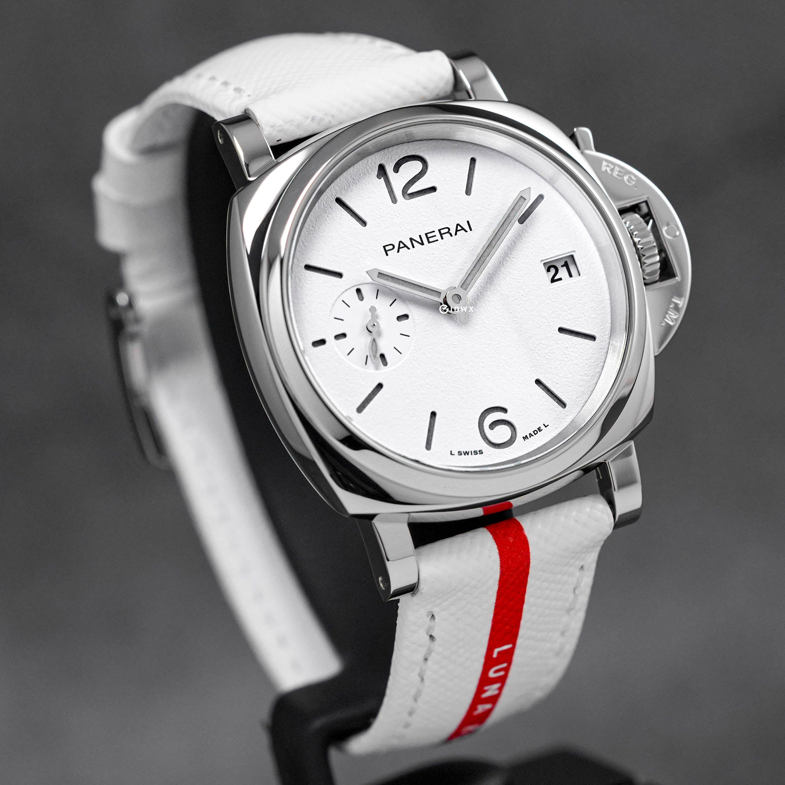 LUMINOR 38MM 3 DAYS DUE LUNA WHITE PAM 1306 (2022)