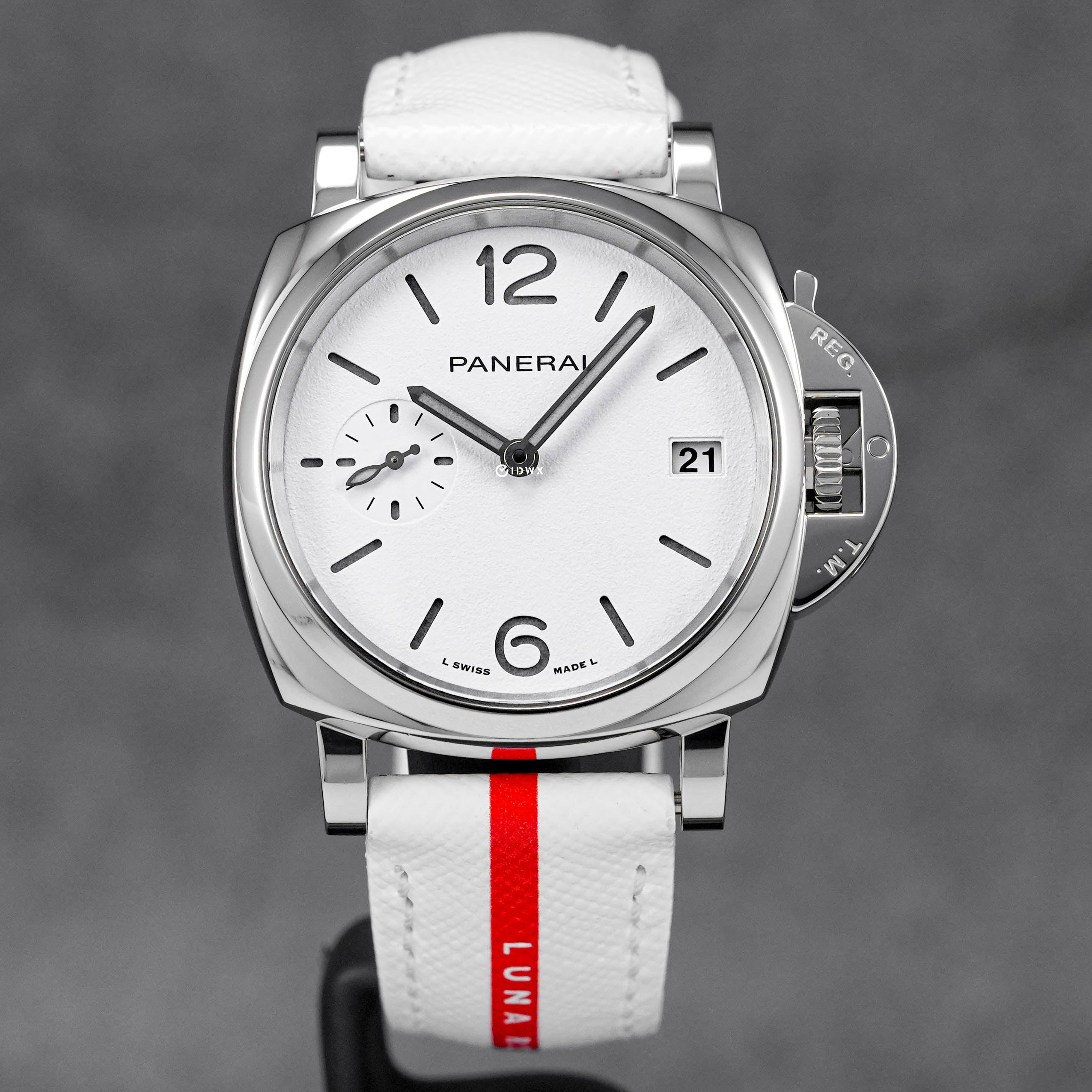 LUMINOR 38MM 3 DAYS DUE LUNA WHITE PAM 1306 (2022)