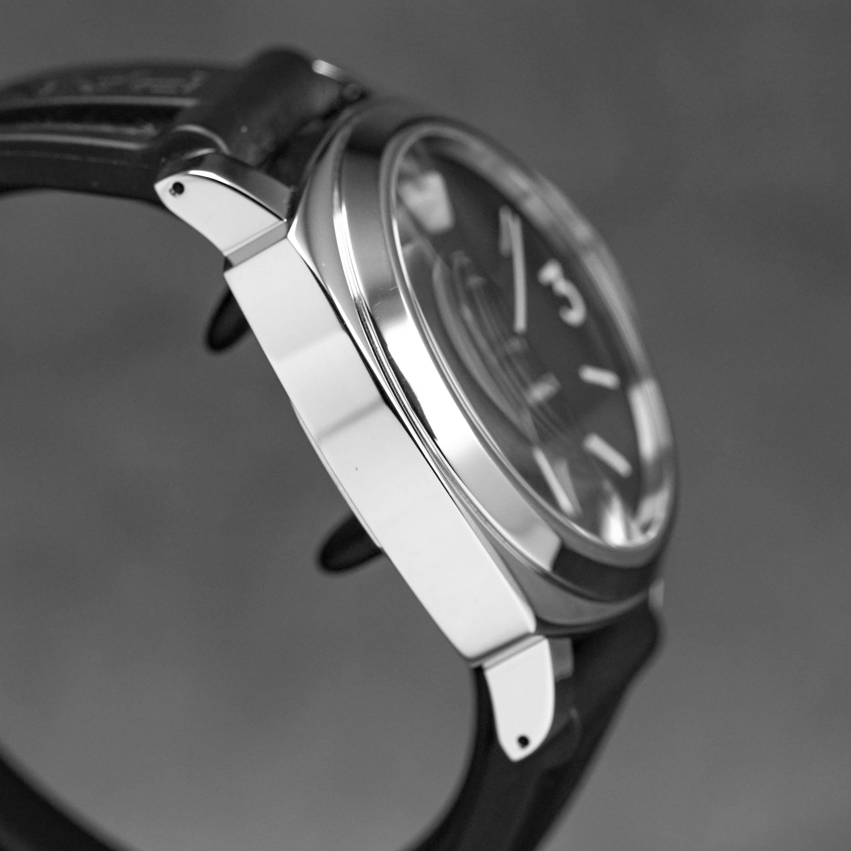 LUMINOR MARINA LOGO 3 DAYS STEEL BLACK DIAL PAM 776 (2019)