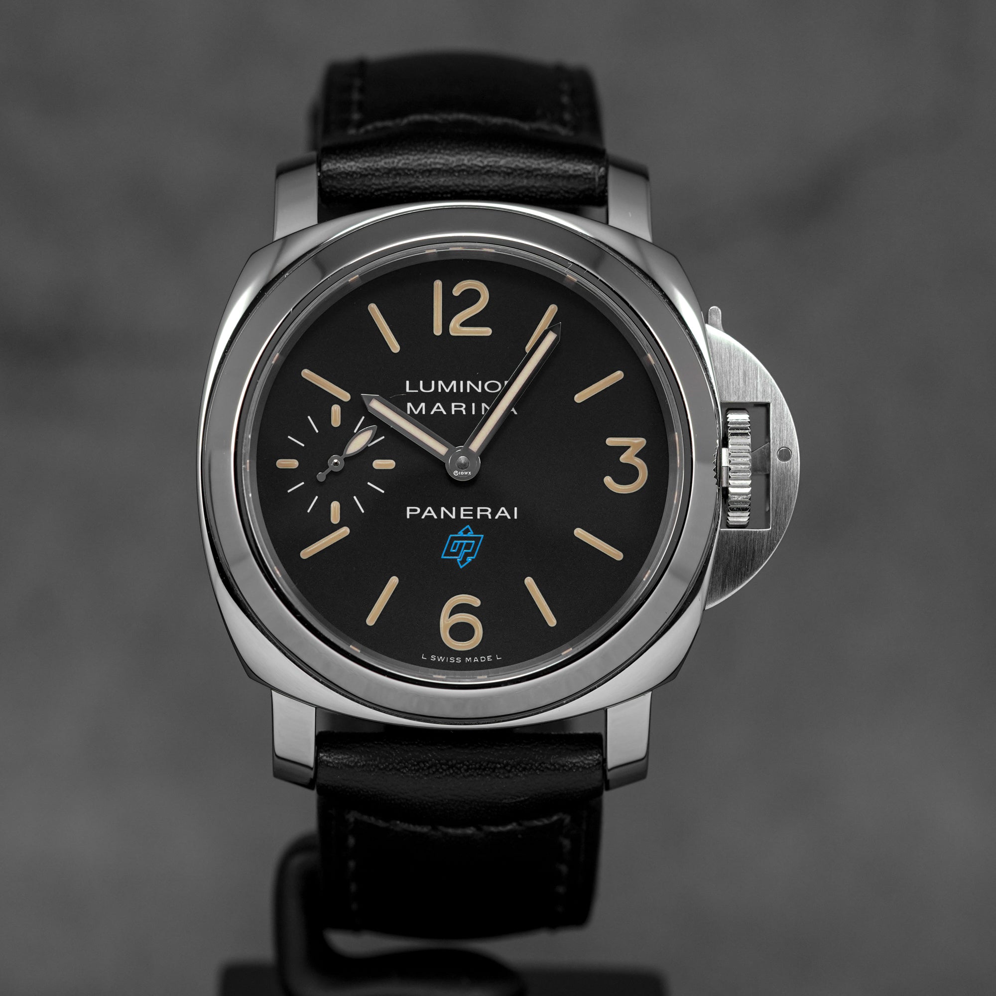 LUMINOR MARINA LOGO 44MM BLACK DIAL PAM 631 (2018)