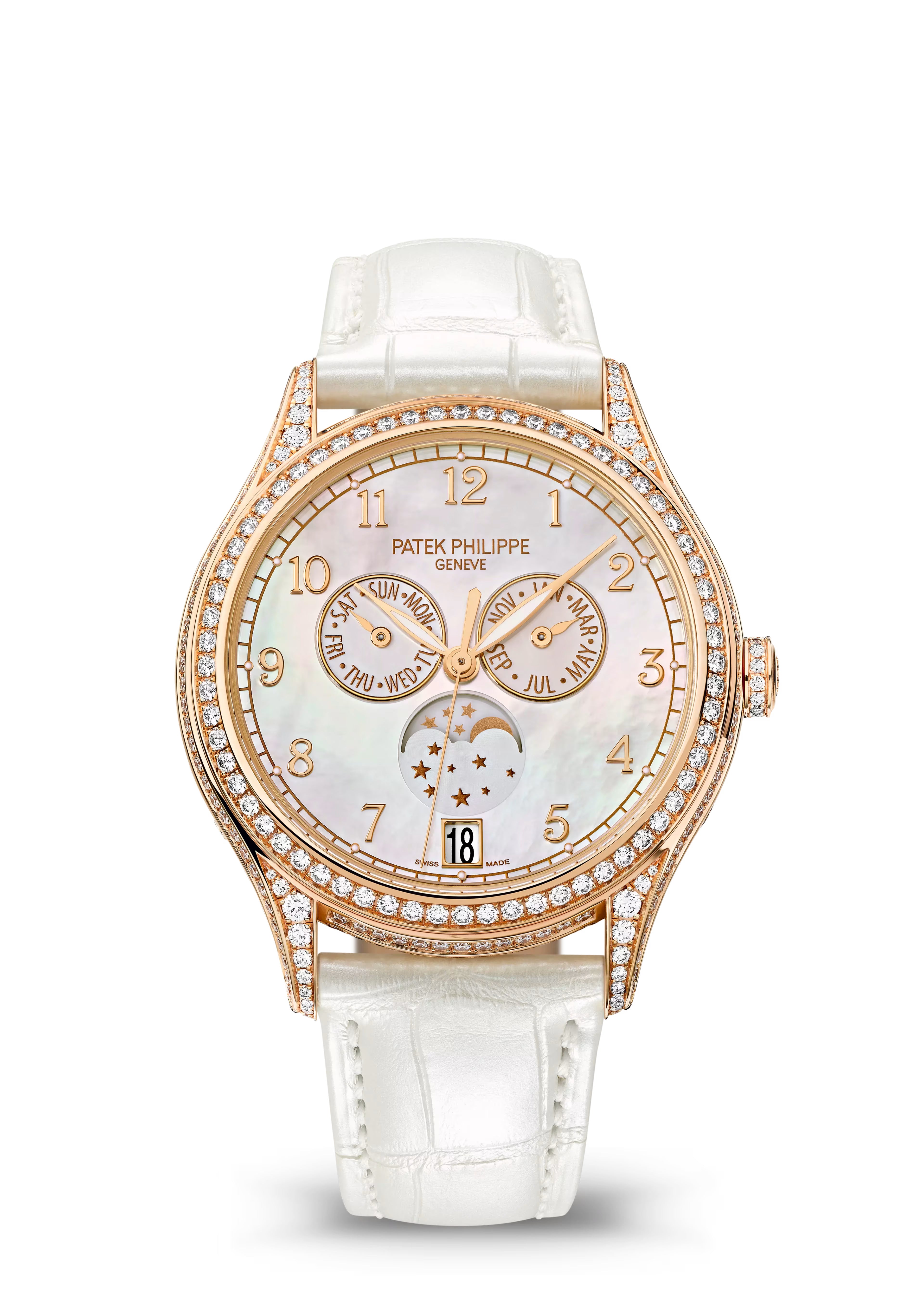 COMPLICATIONS 4948R ROSEGOLD ANNUAL CALENDAR MOONPHASE WHITE MOP DIAL (2024)