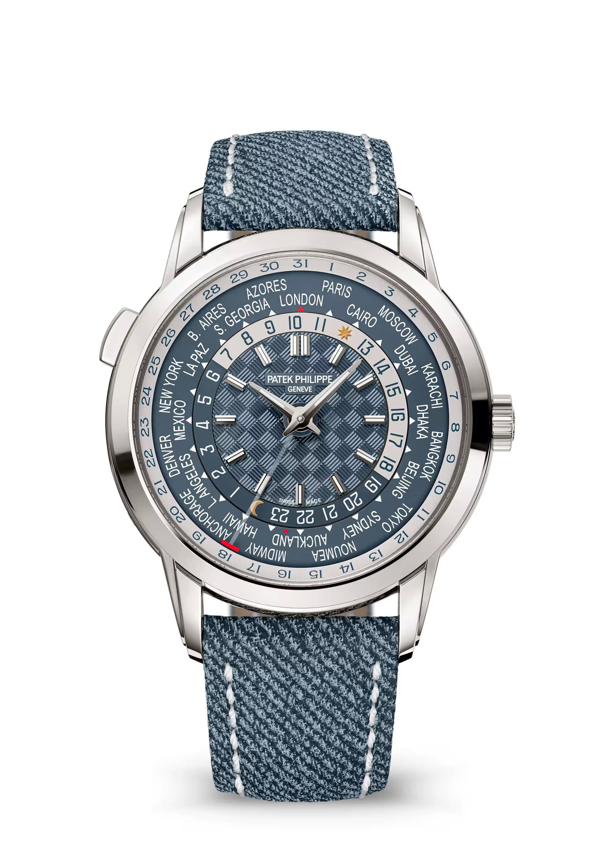 COMPLICATIONS 5330G WHITEGOLD WORLD TIME DATE BLUE GRAY DIAL (2024)