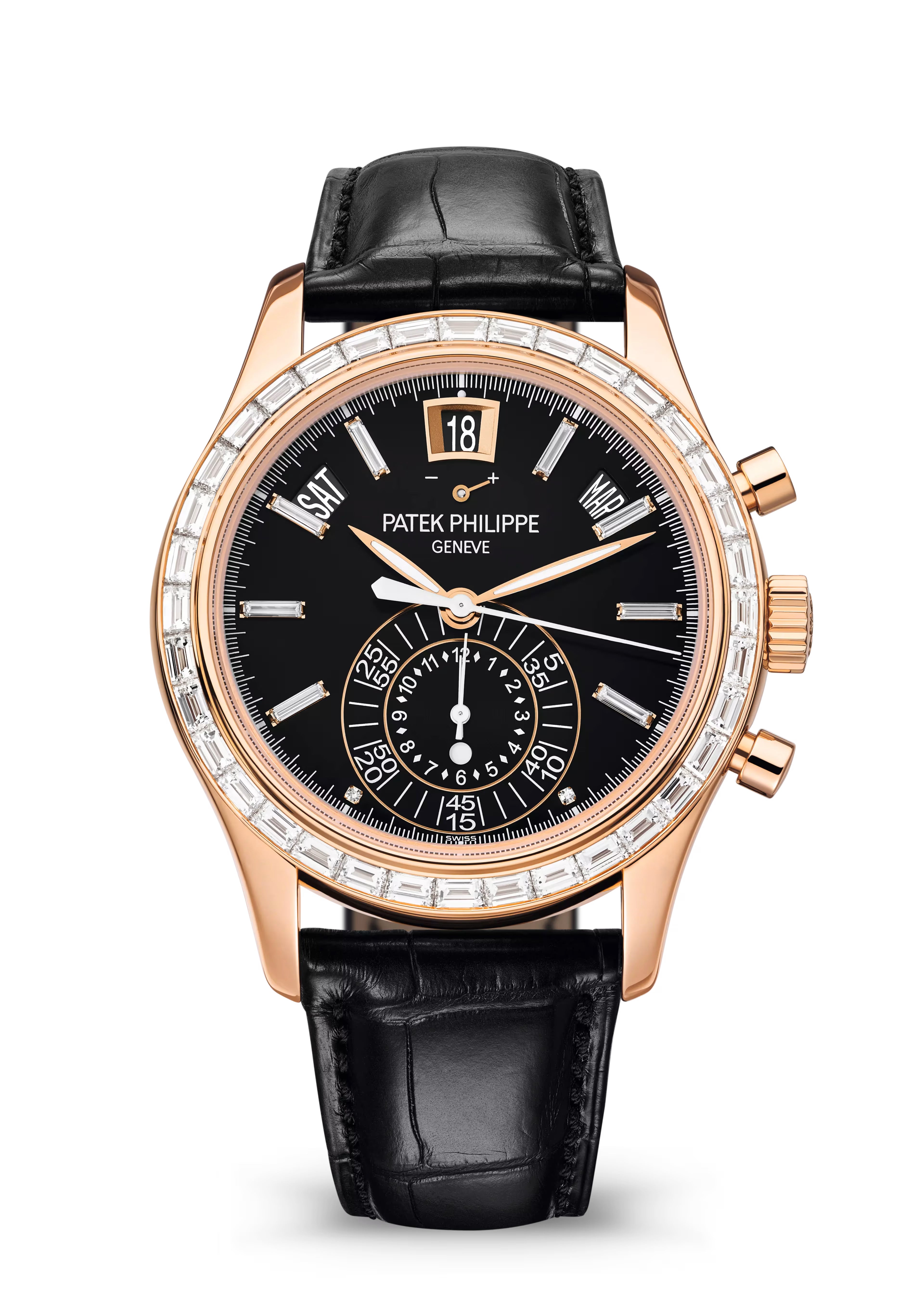 COMPLICATIONS 5961R ROSEGOLD ANNUAL CALENDAR CHRONOGRAPH BLACK DIAMOND DIAL DIAMOND BEZEL (2026)