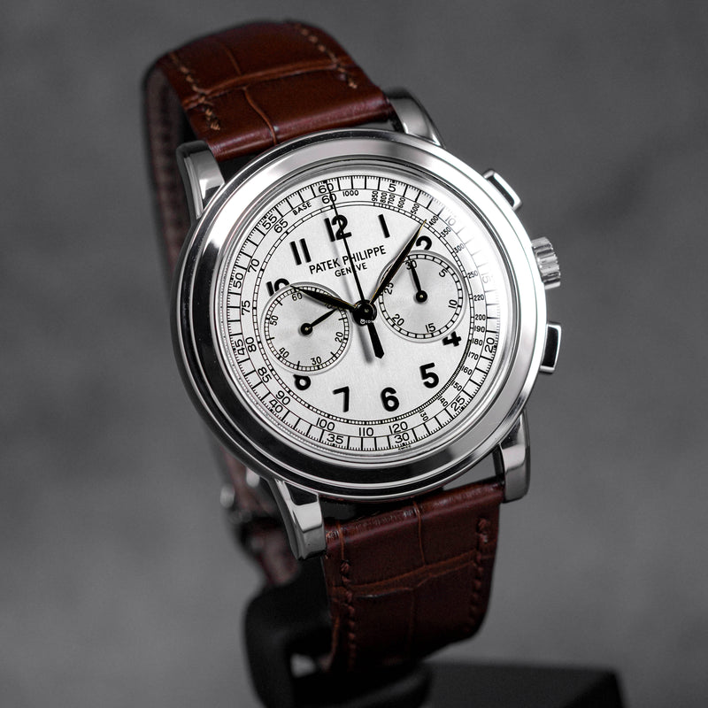 COMPLICATIONS CHRONOGRAPH 5070G-001 WHITE GOLD SILVER DIAL (2004)