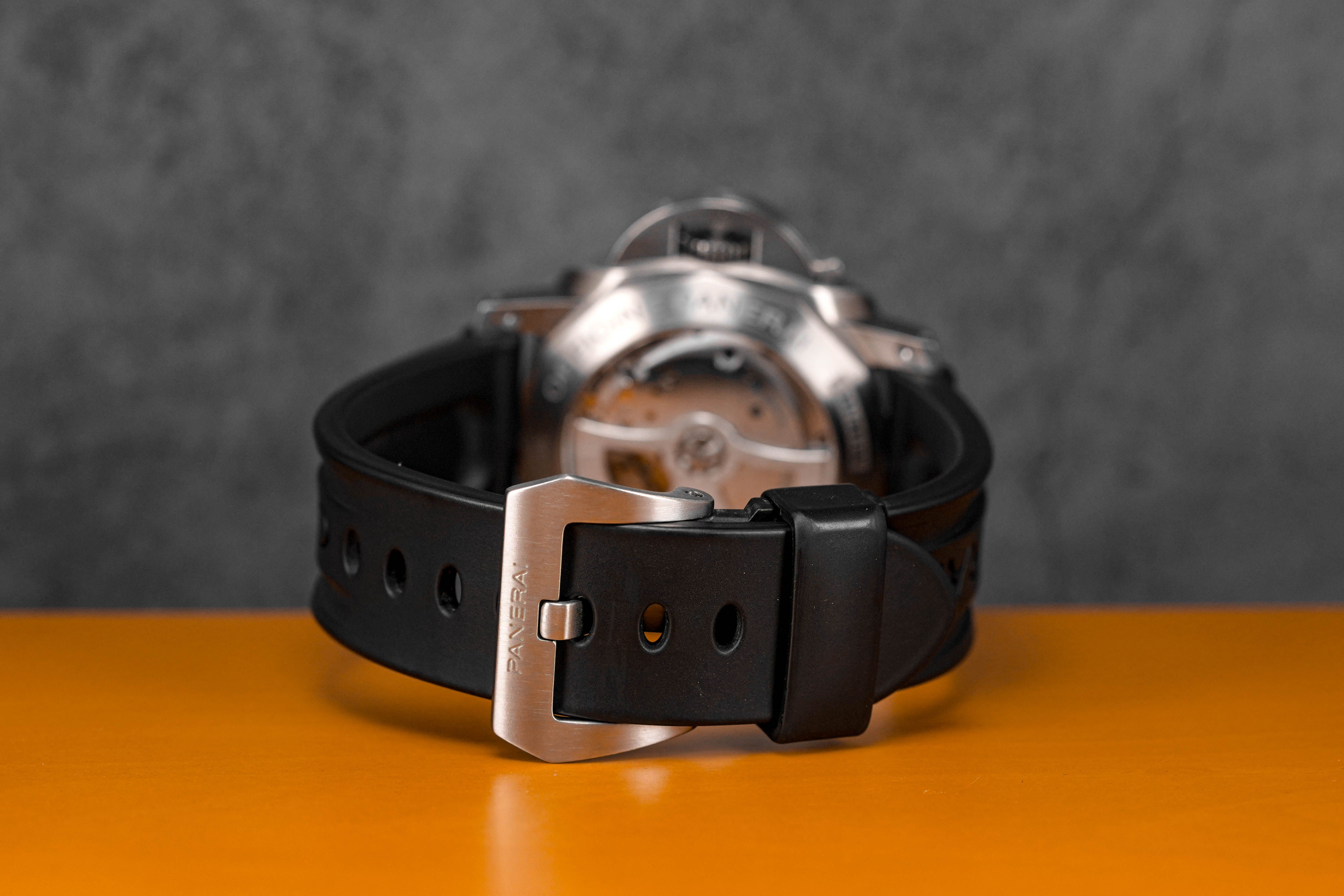 LUMINOR MARINA 1950 3 DAYS TITANIUM TOBACCO DIAL PAM 351 (2015)