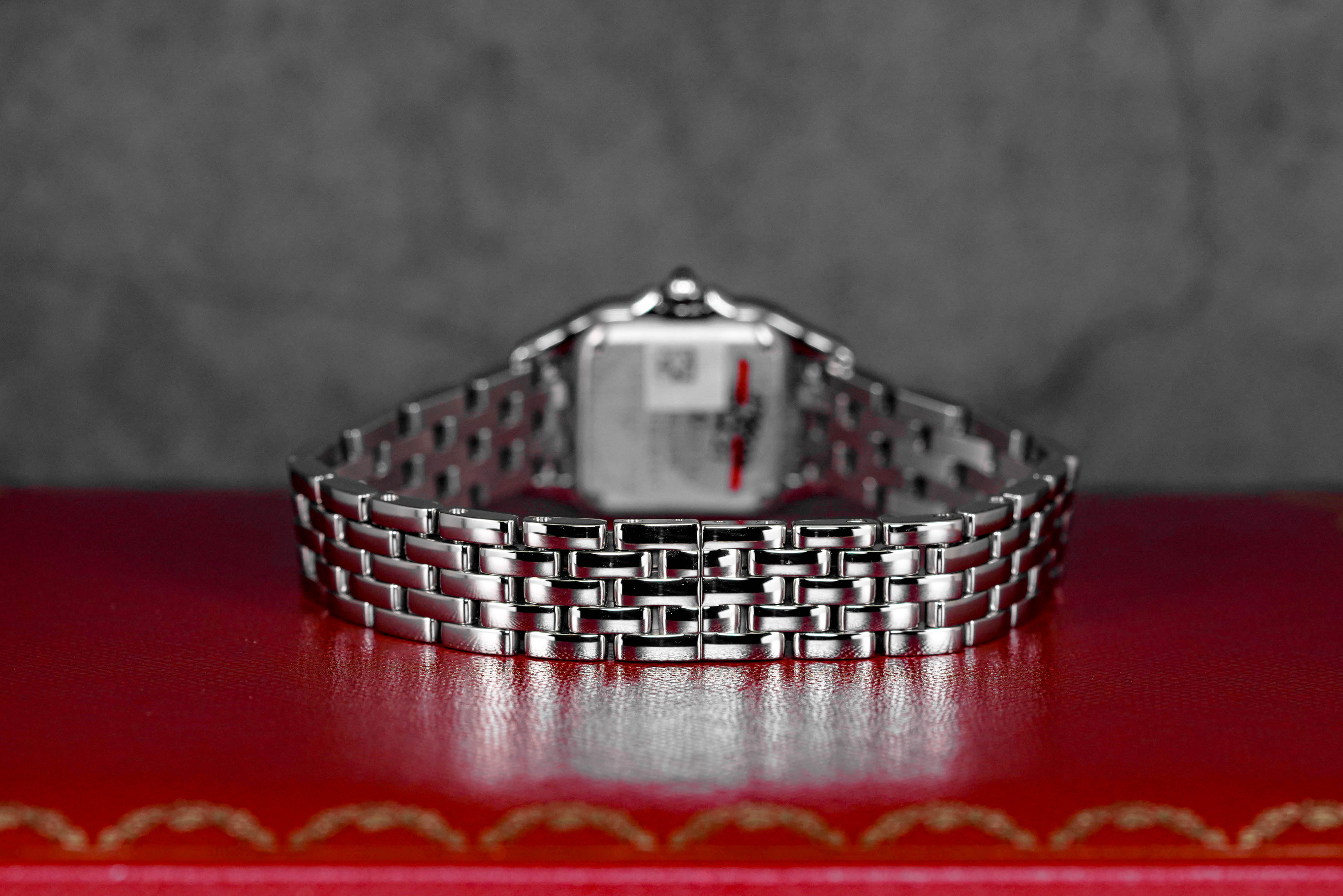 Panthere Steel Silver Diamond Bezel