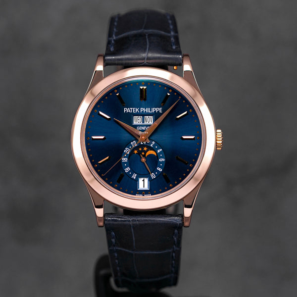 COMPLICATIONS 5396R ROSEGOLD ANNUAL CALENDAR MOONPHASE BLUE DIAL (2017)