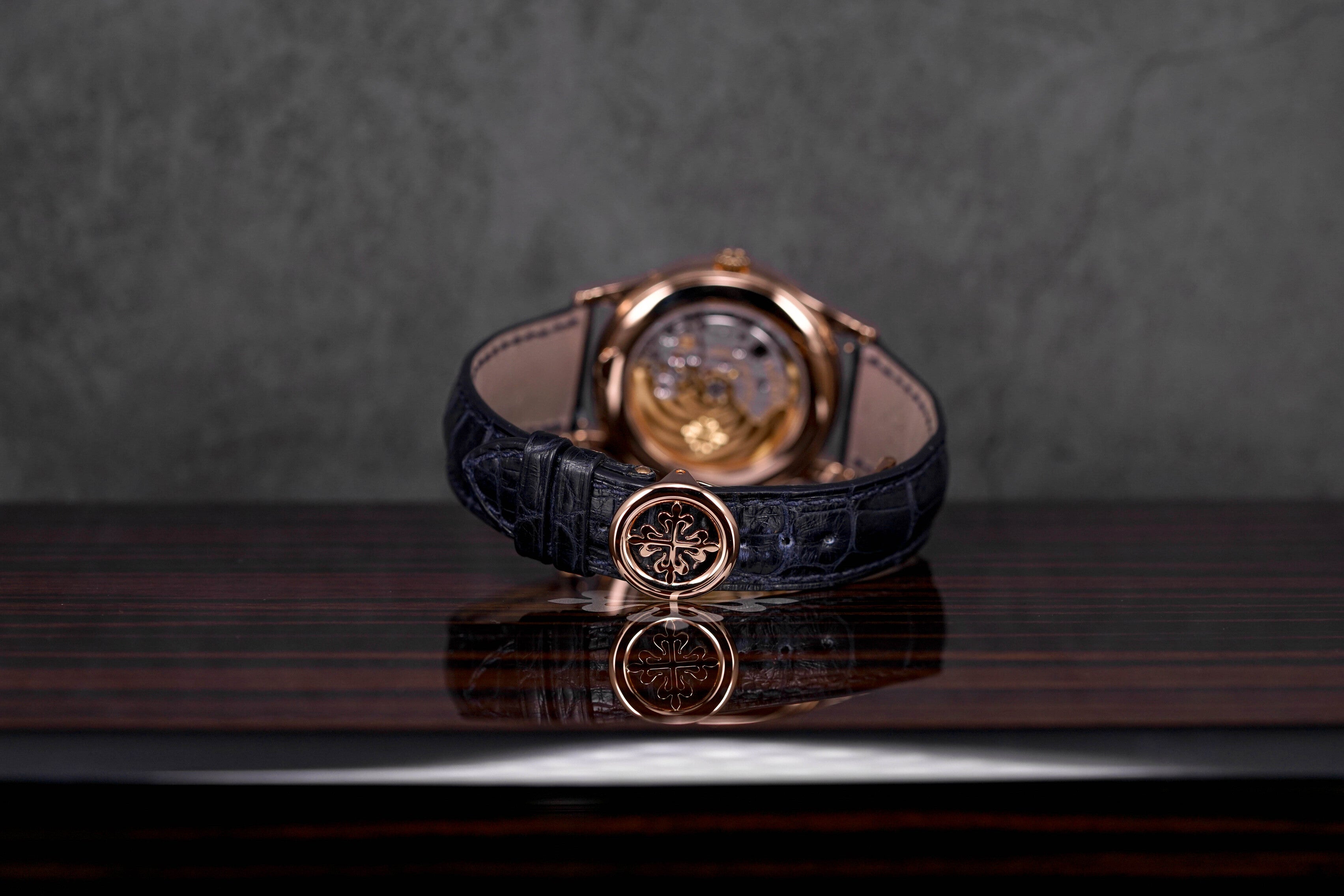 COMPLICATIONS 5396R ROSEGOLD ANNUAL CALENDAR MOONPHASE BLUE DIAL (2017)