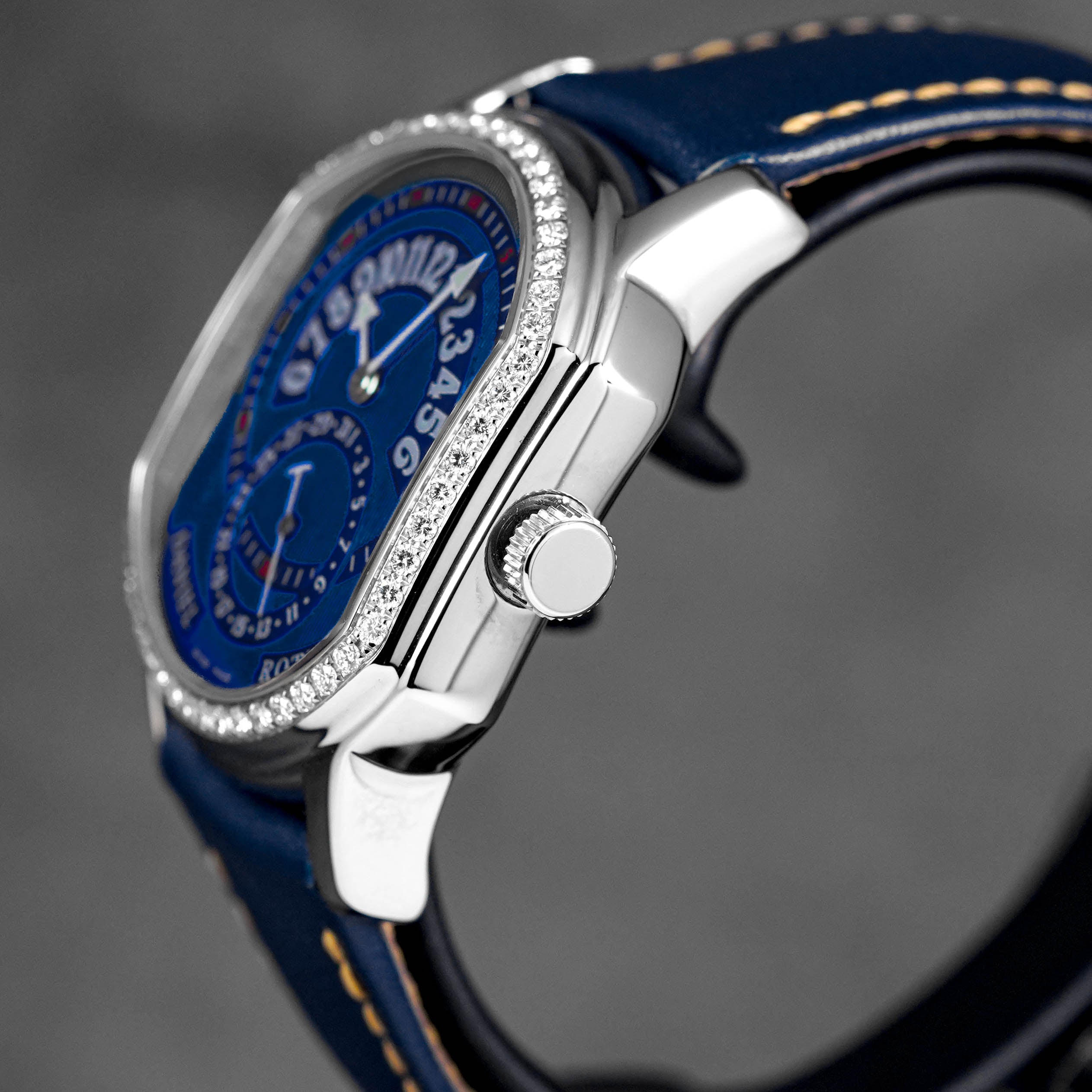 Premier Retrograde Date Blue