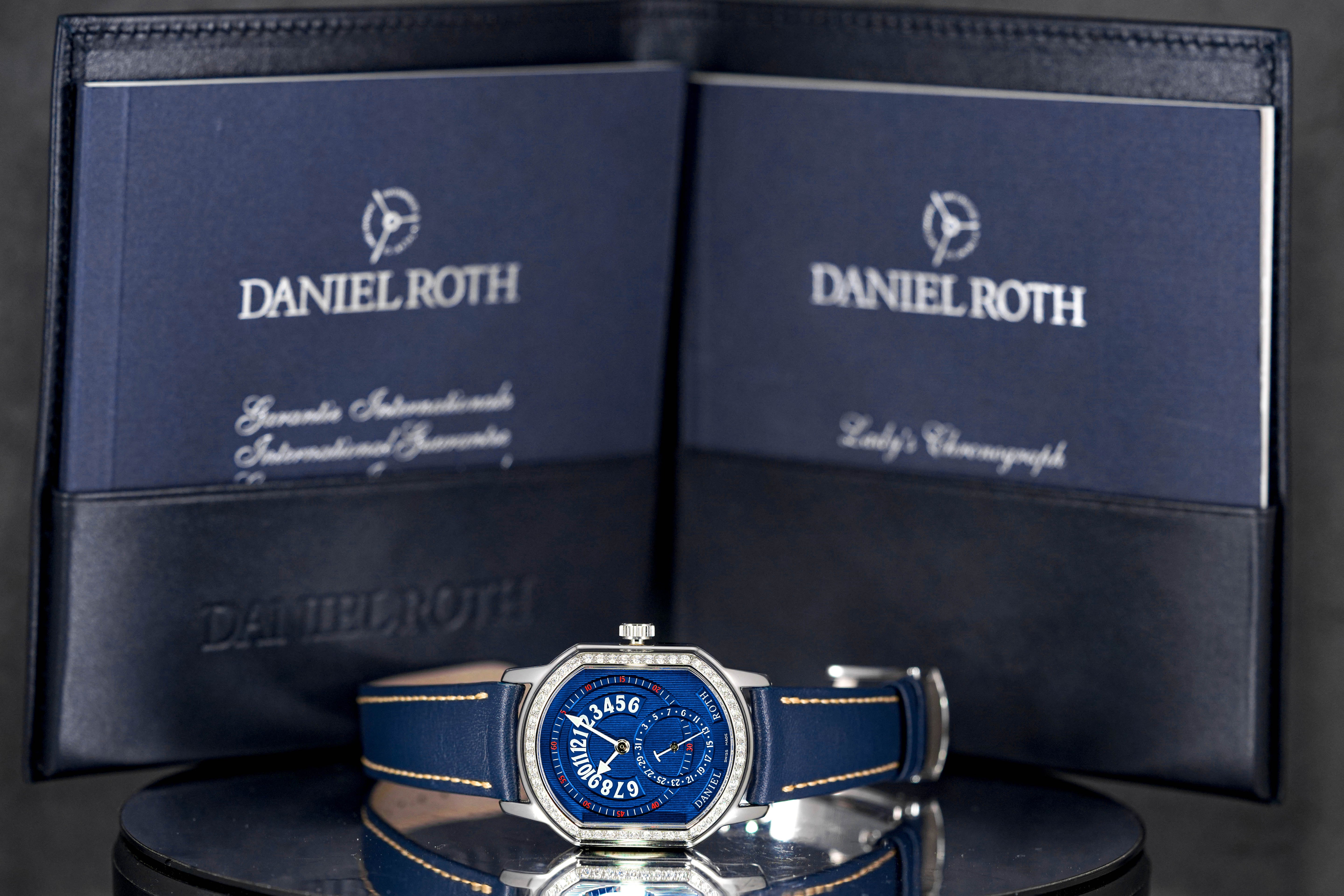 Premier Retrograde Date Blue