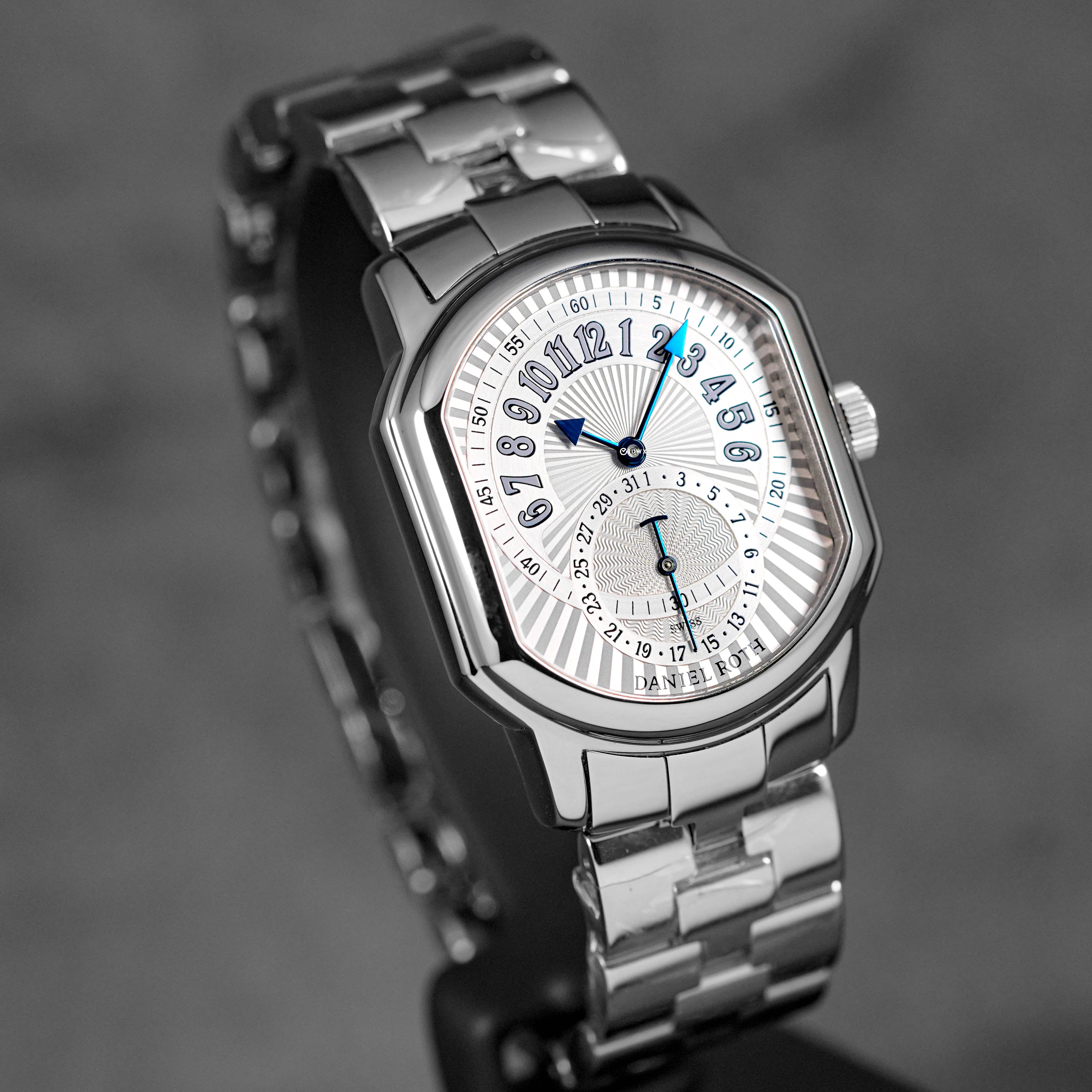 Premier Retrograde Date Silver