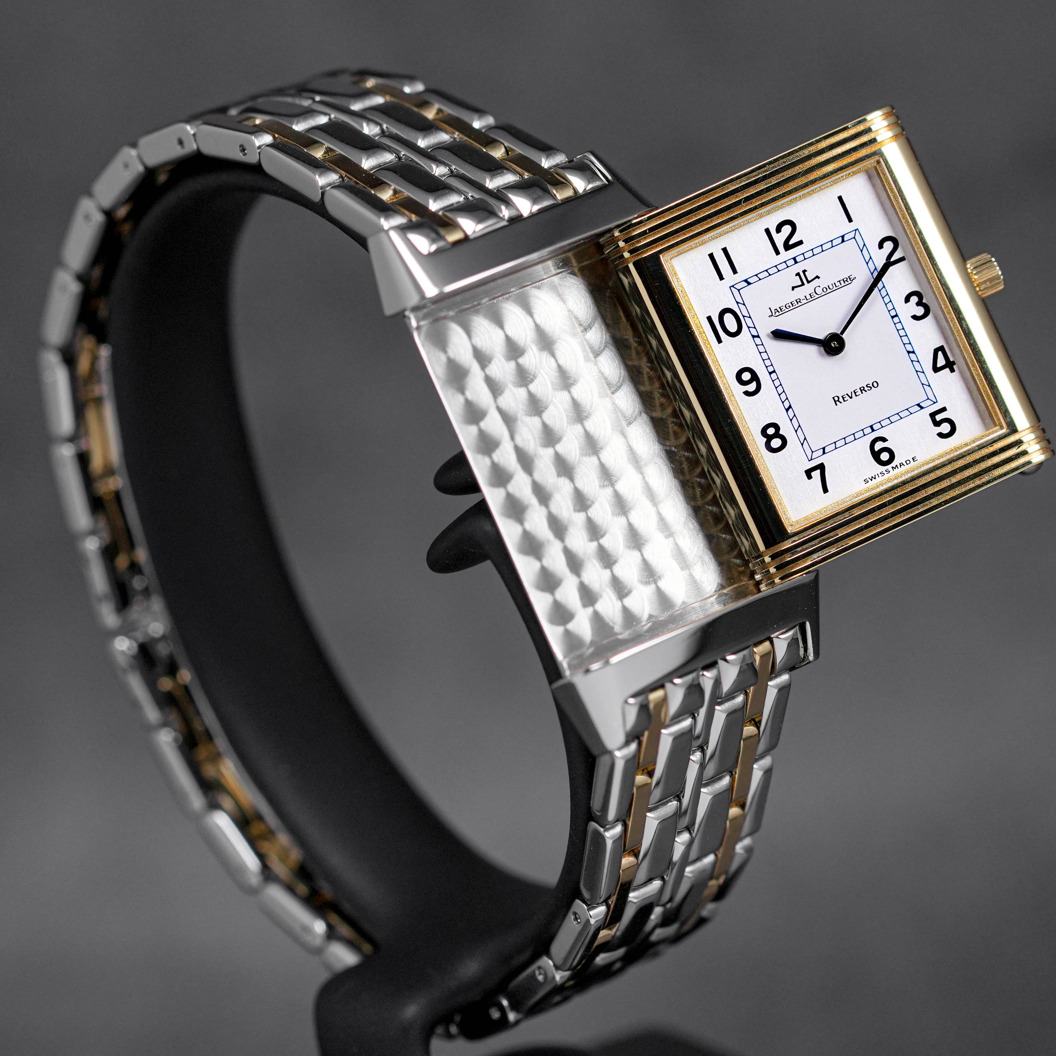 REVERSO CLASSIC TWOTONE YELLOWGOLD SILVER DIAL (UNDATED)
