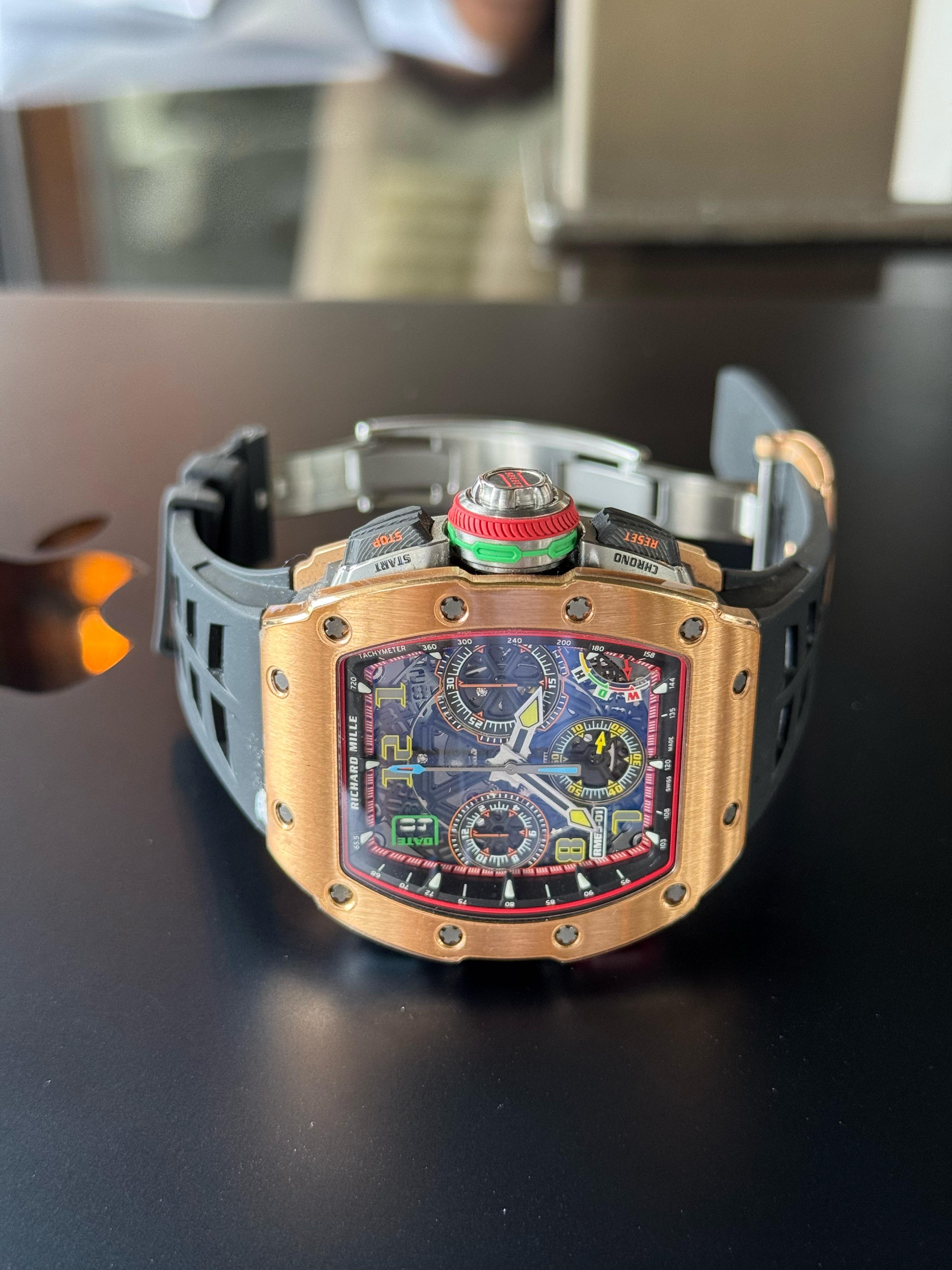 RM 65-01 ROSEGOLD AUTOMATIC WINDING SPLITS-SECONDS CHRONOGRAPH (2022)
