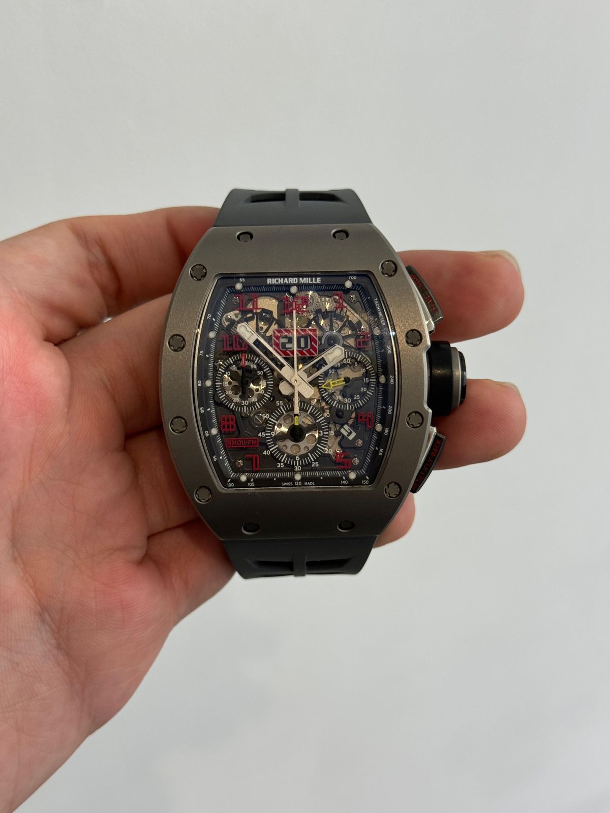 RM 011 FELIPPE MASSA SANDBLAST TITANIUM (2016)