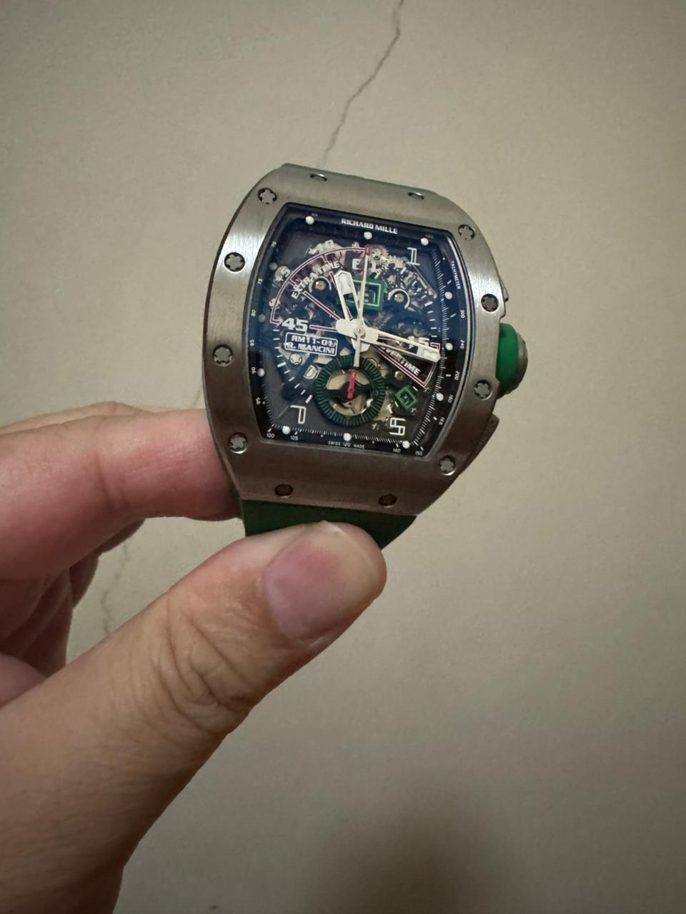 RM 11-01 TITANIUM ROBERTO MANCINI FLYBACK CHRONOGRAPH (2015)