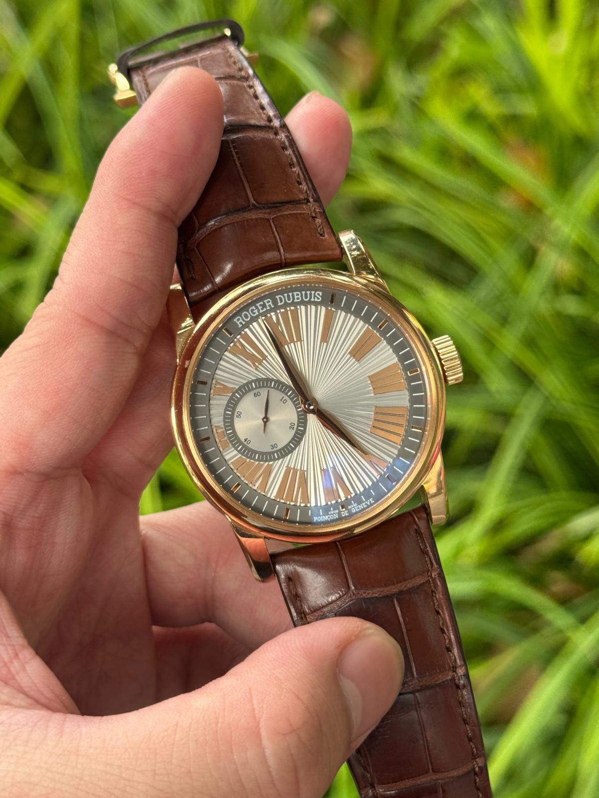 HOMMAGE ROSEGOLD SMALL SECONDS SILVER DIAL (WATCH ONLY)