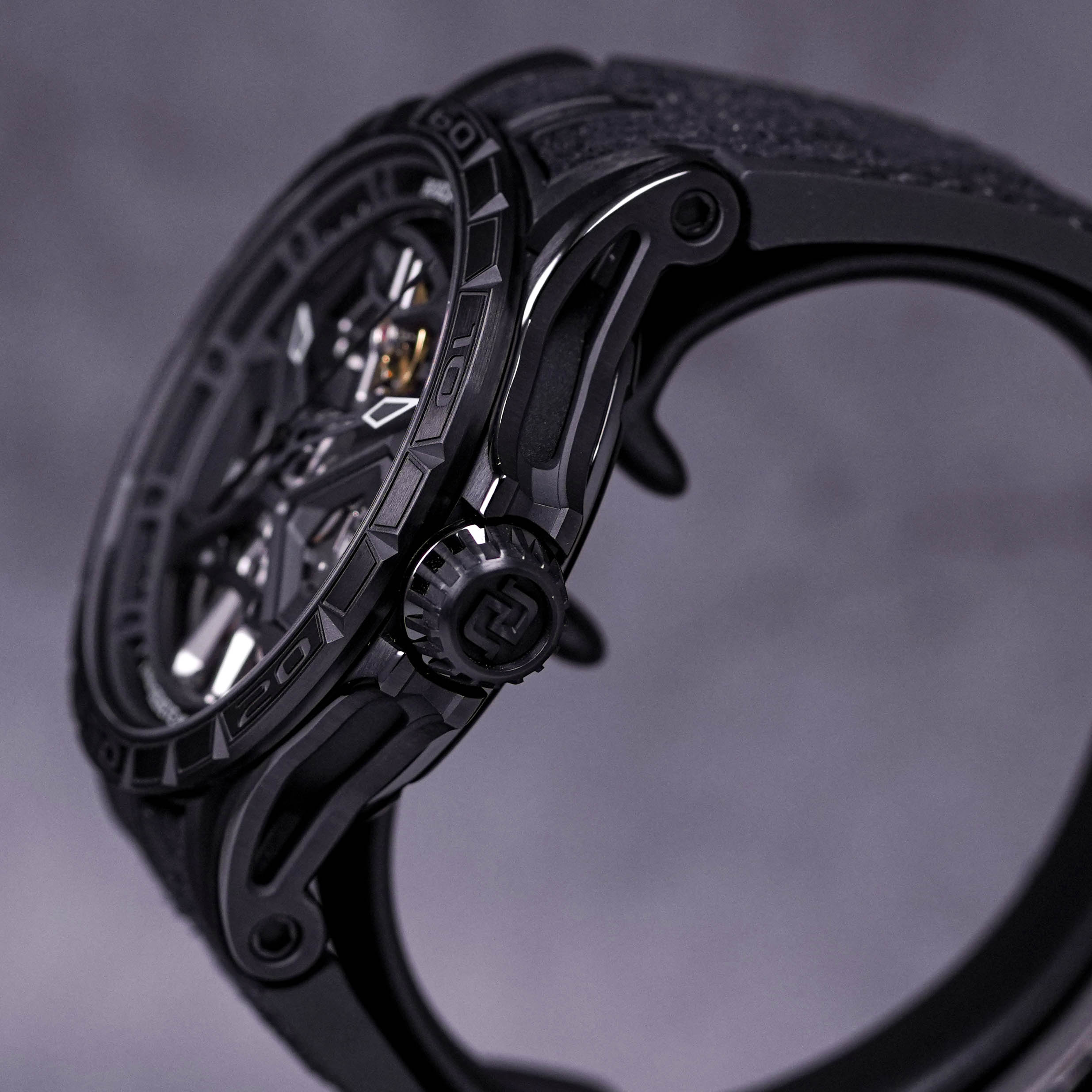 EXCALIBUR SPIDER HURACAN 45MM BLACK DLC TITANIUM (2022)