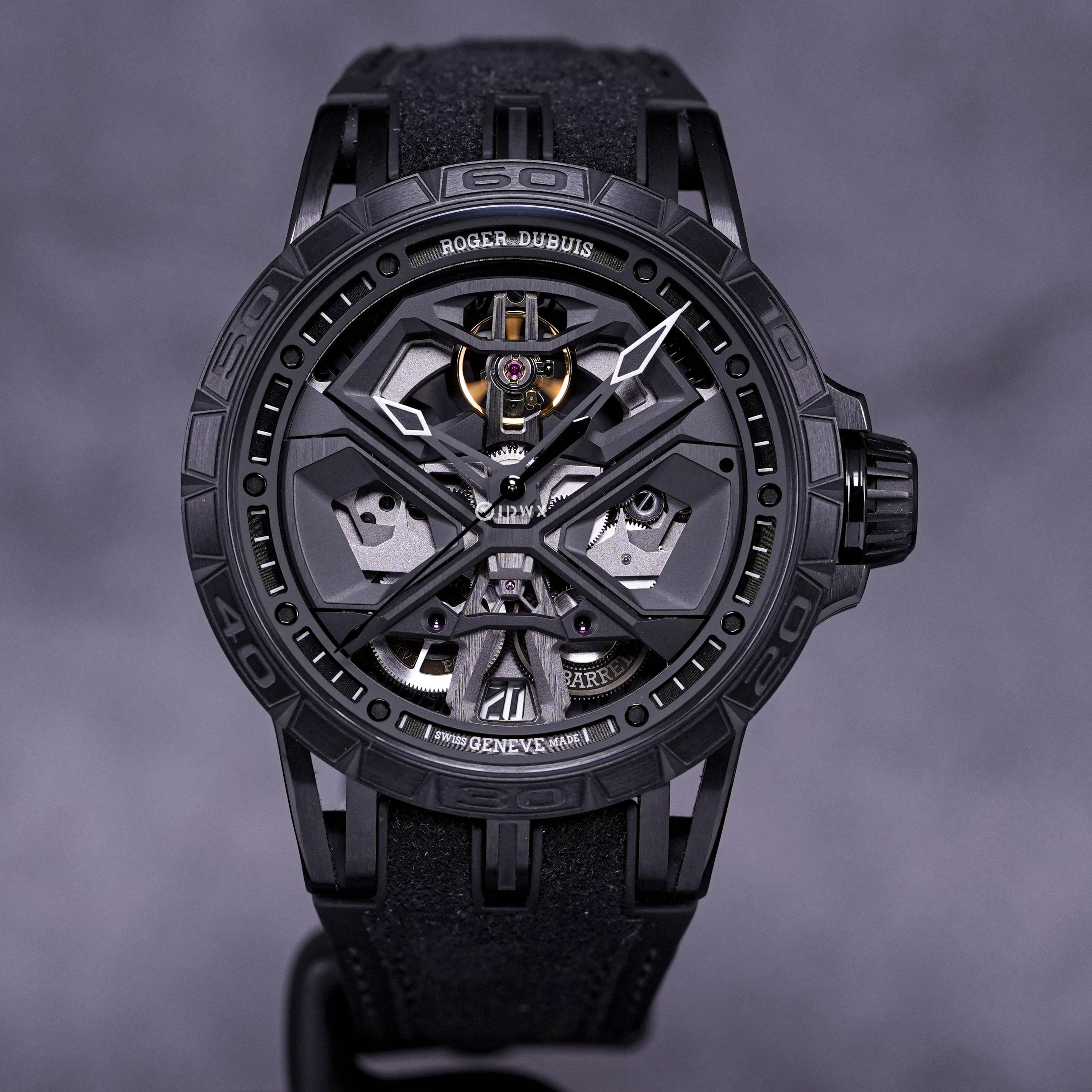 EXCALIBUR SPIDER HURACAN 45MM BLACK DLC TITANIUM (2022)