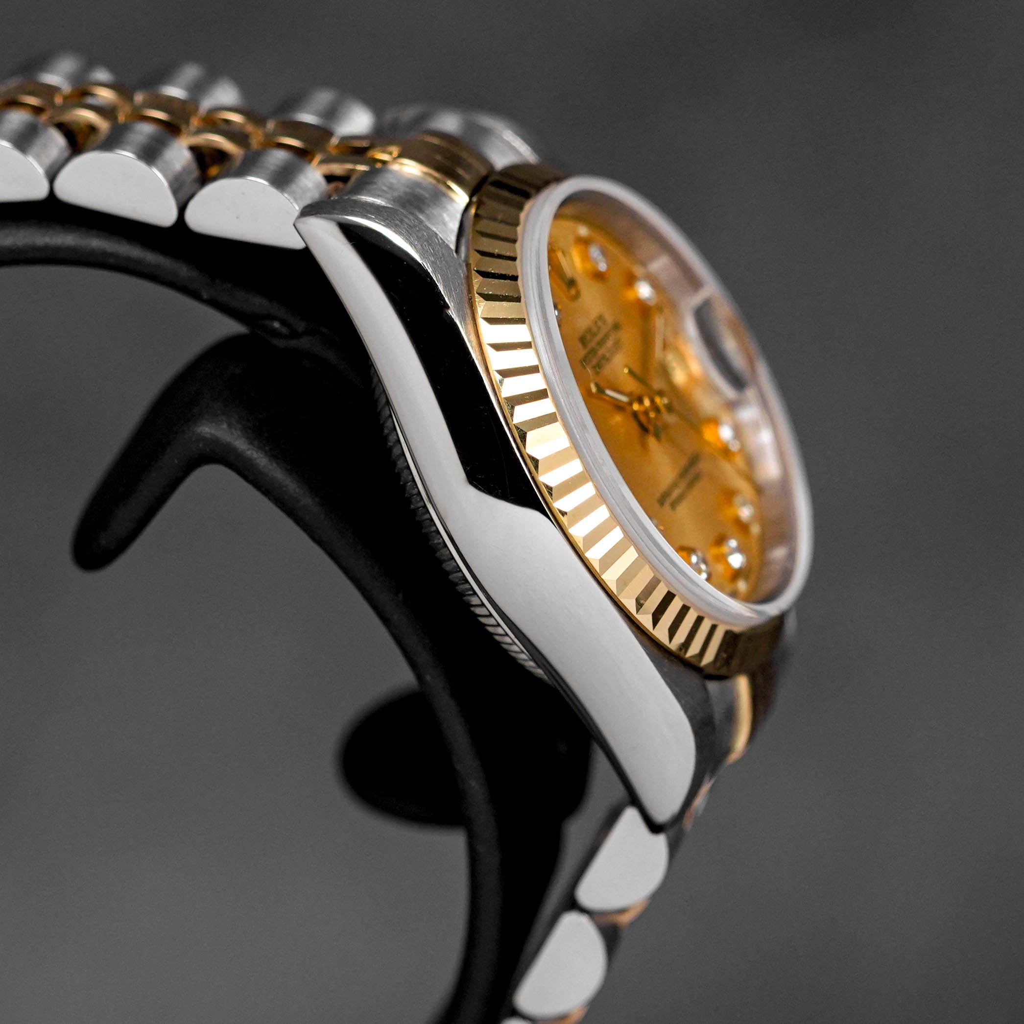 DATEJUST 26MM TWOTONE YELLOWGOLD CHAMPAGNE DIAMOND DIAL (1998)