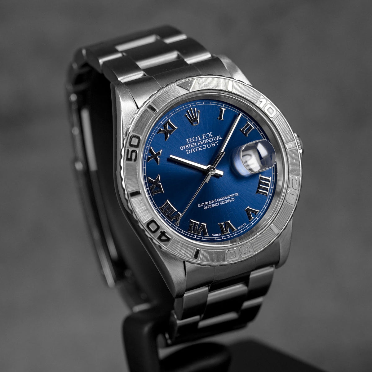 DATEJUST 36MM TURN-O-GRAPH BLUE ROMAN DIAL (WATCH ONLY)