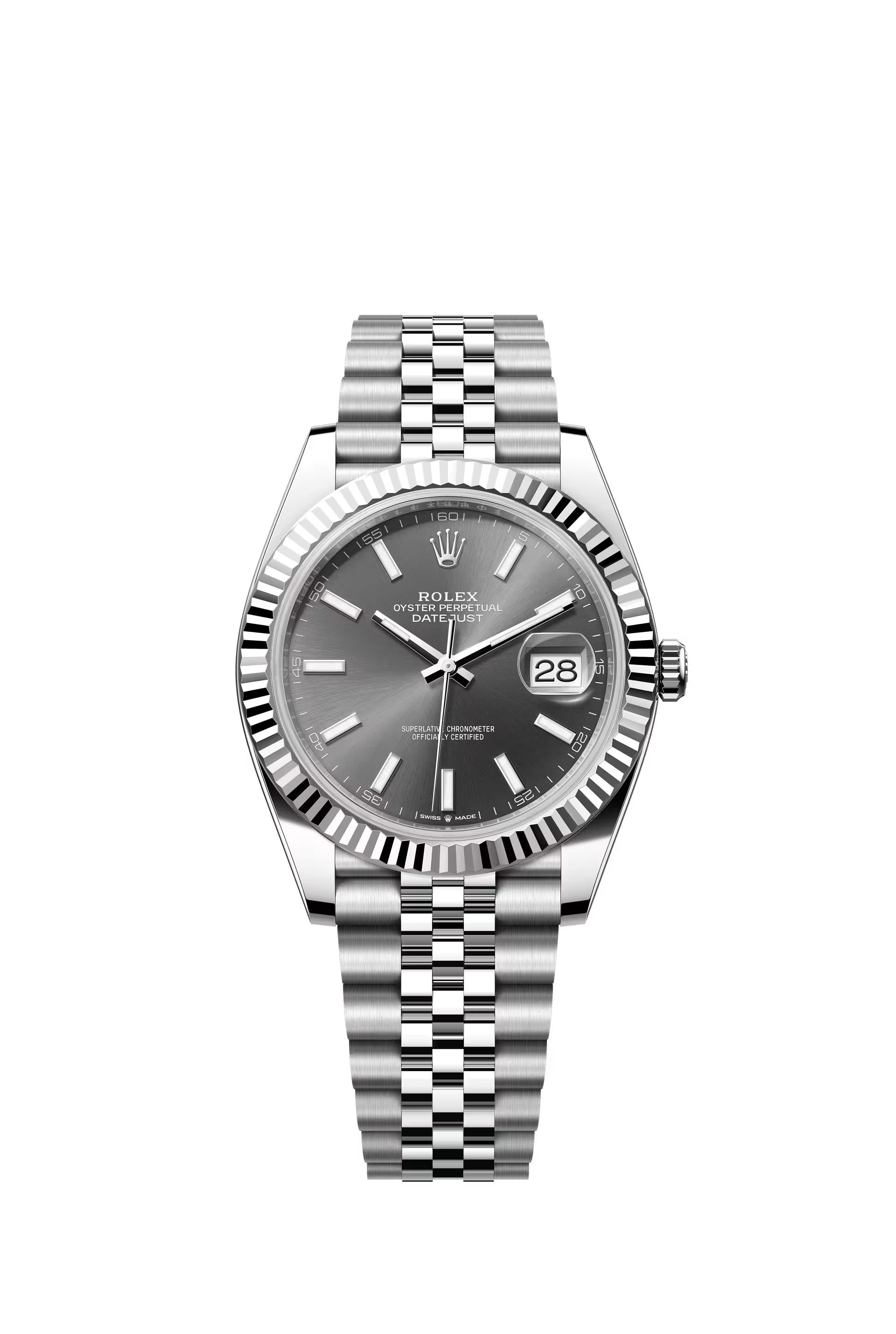 DATEJUST 41MM RHODIUM DIAL (2026)