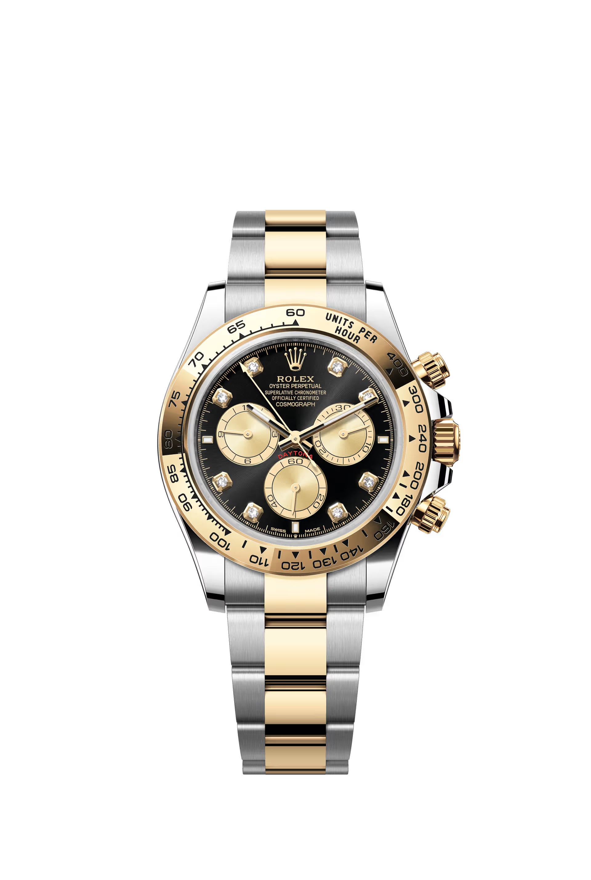 DAYTONA TWOTONE YELLOWGOLD BLACK DIAMOND DIAL (2026)