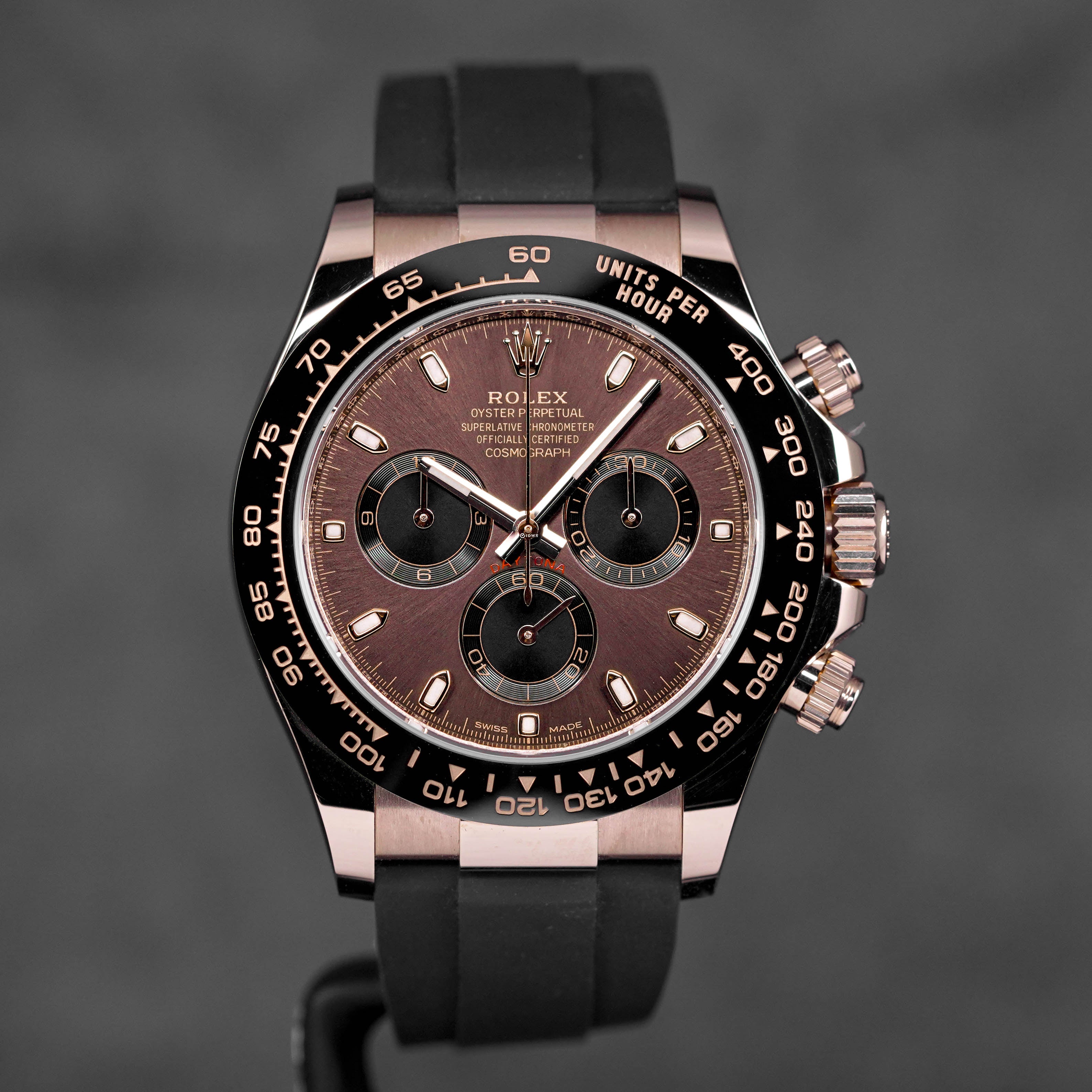 DAYTONA OYSTERFLEX ROSEGOLD CHOCO DIAL (2023)