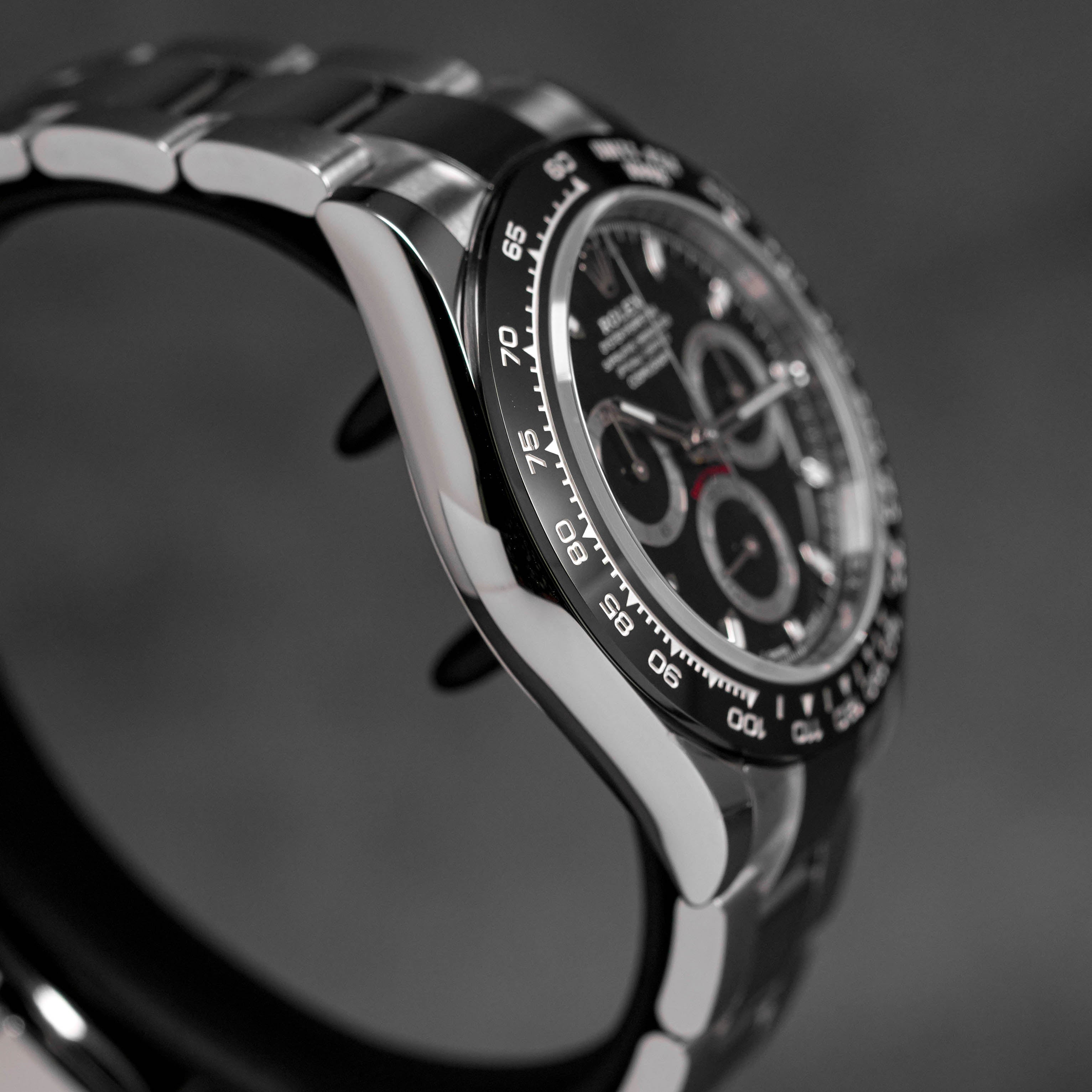 DAYTONA STEEL CERAMIC BEZEL BLACK DIAL (2024)