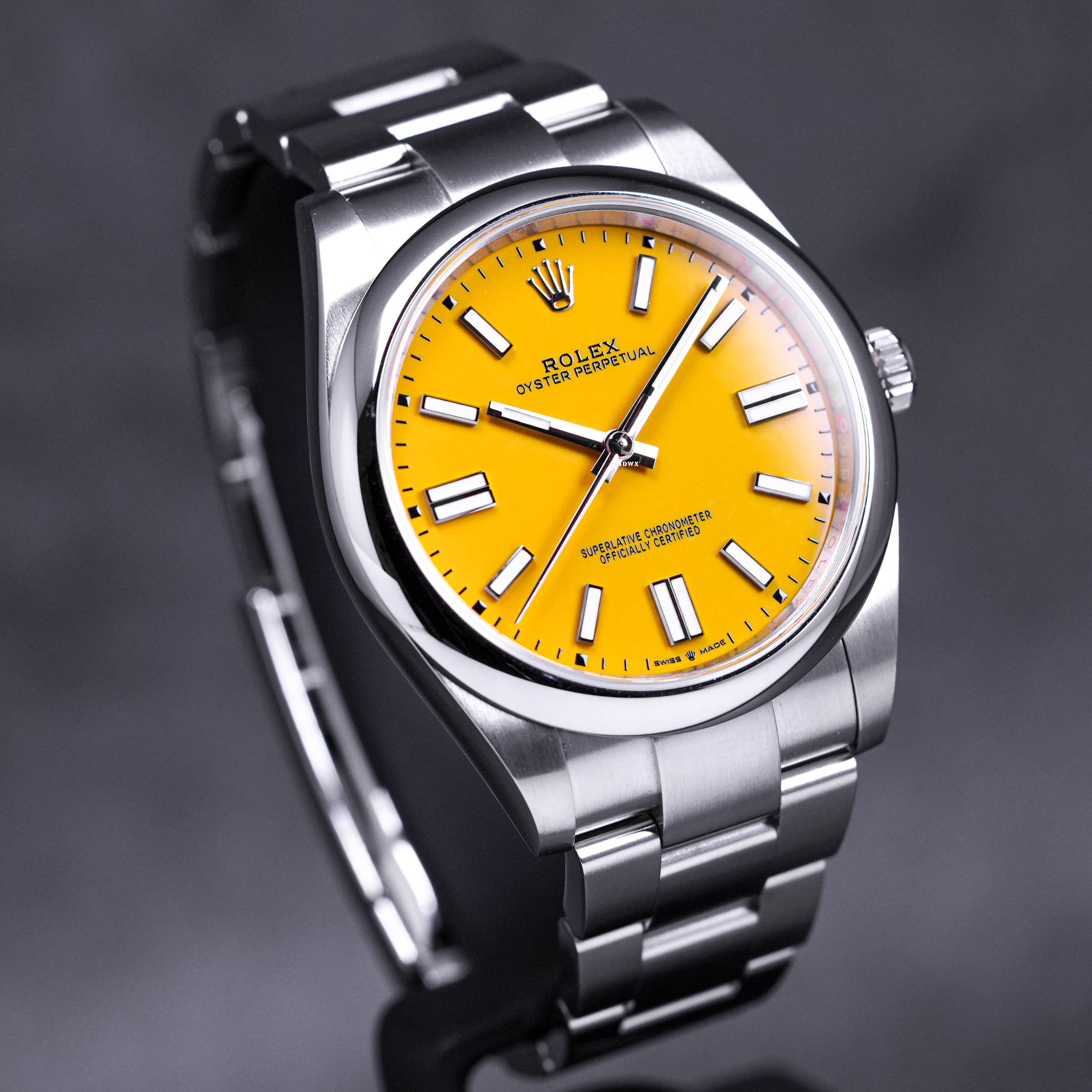 OYSTER PERPETUAL 41MM YELLOW DIAL (2021)