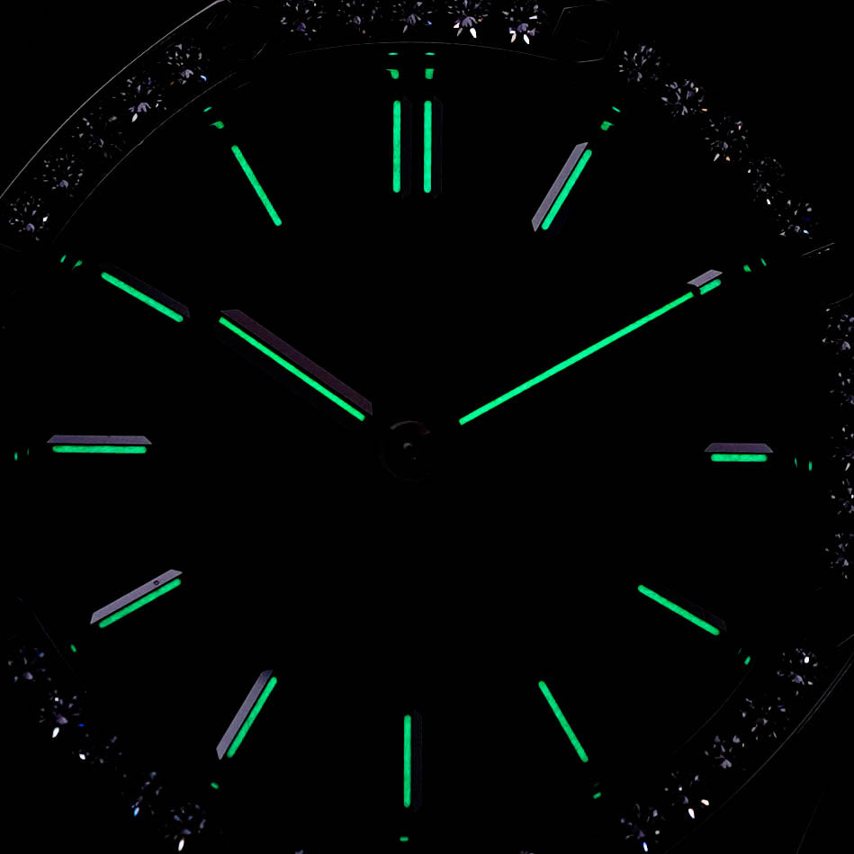 ROYAL OAK 33MM LADIES BLACK DIAL DIAMOND BEZEL (2013)