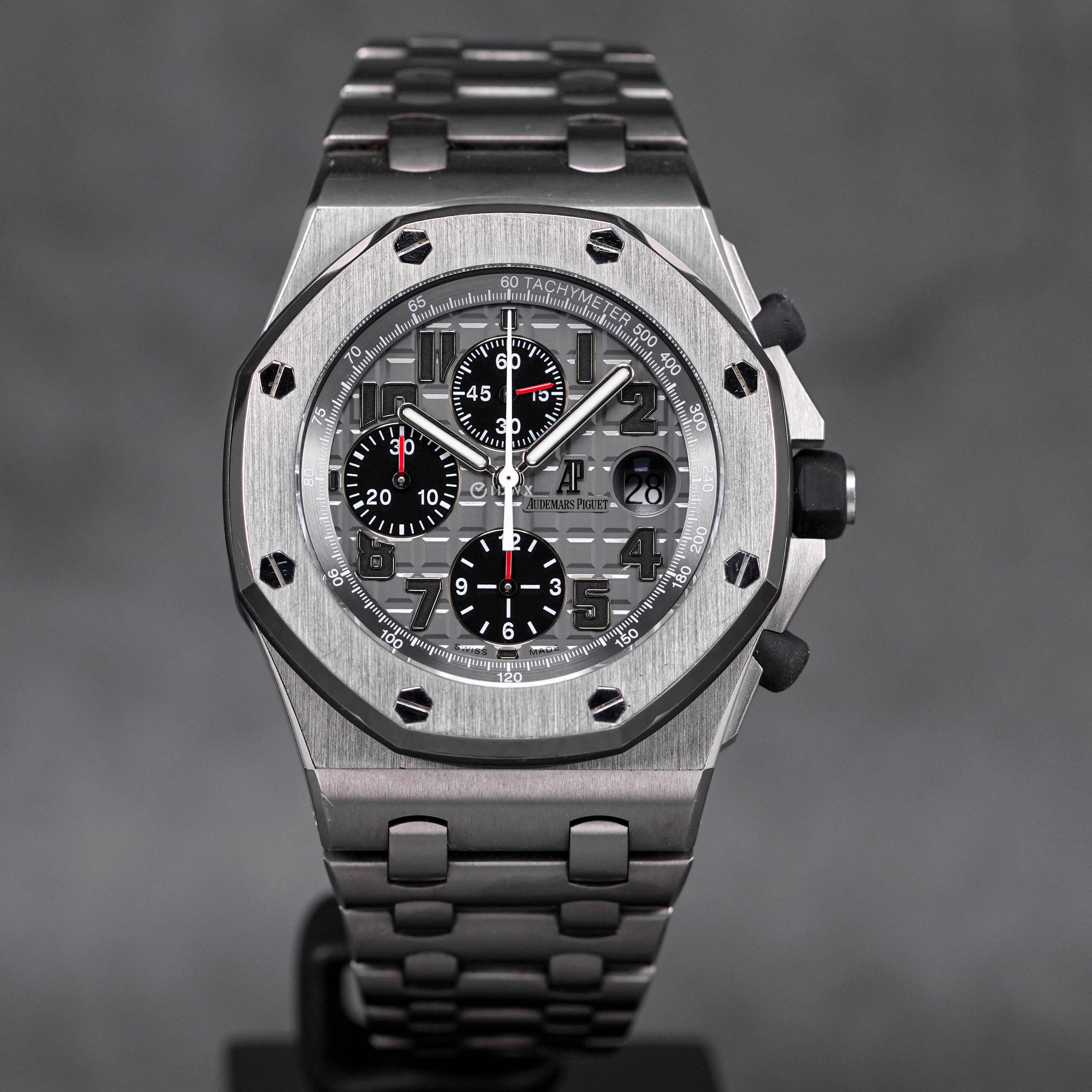 ROYAL OAK OFFSHORE CHRONOGRAPH 42MM TITANIUM GREY DIAL 'H SERIES' (WATCH ONLY - CIRCA 2011)