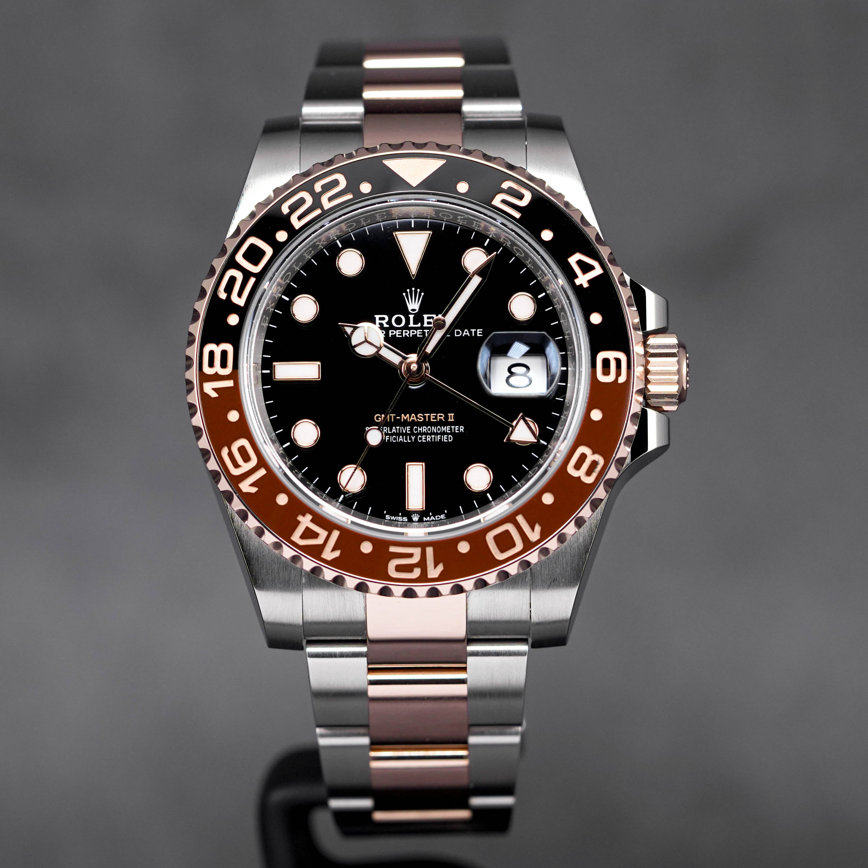 GMT MASTER-II TWOTONE ROSEGOLD ROOTBEER (2021)