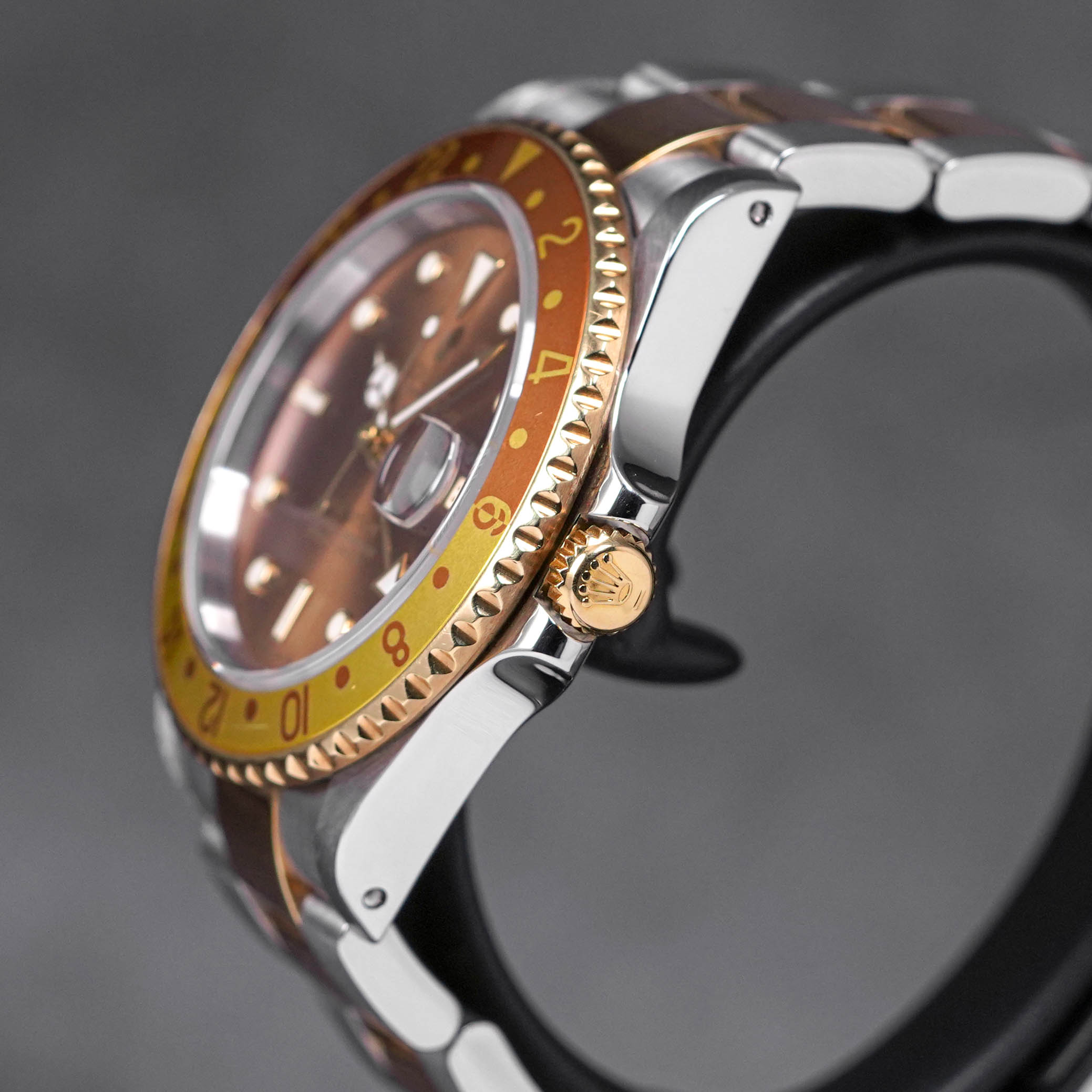 GMT MASTER-II 16713 TWOTONE YELLOWGOLD ROOTBEER 'TIGER EYE' Y SERIES (WATCH ONLY - CIRCA 2001)