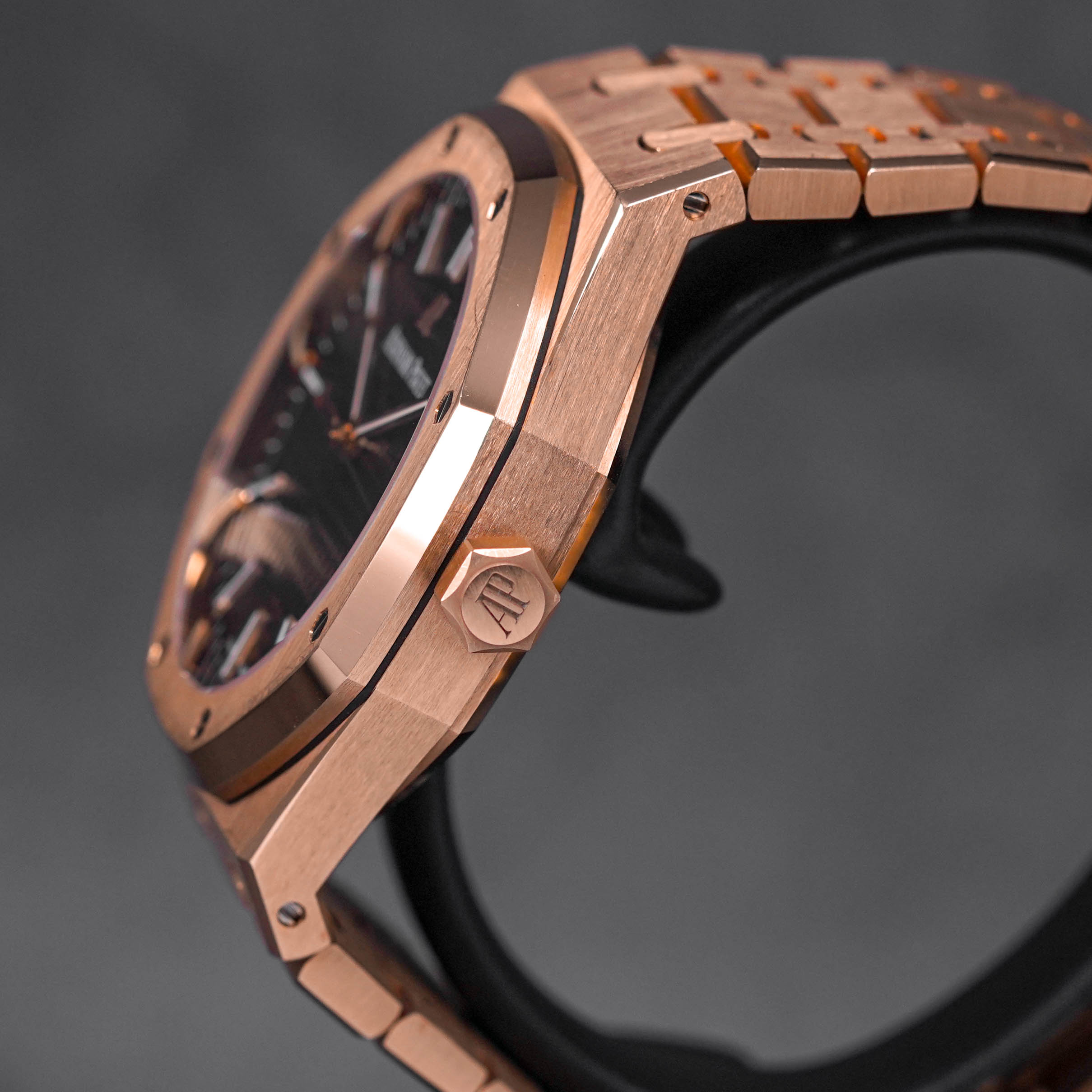 ROYAL OAK 41MM 15500 ROSEGOLD BLACK DIAL (2021)