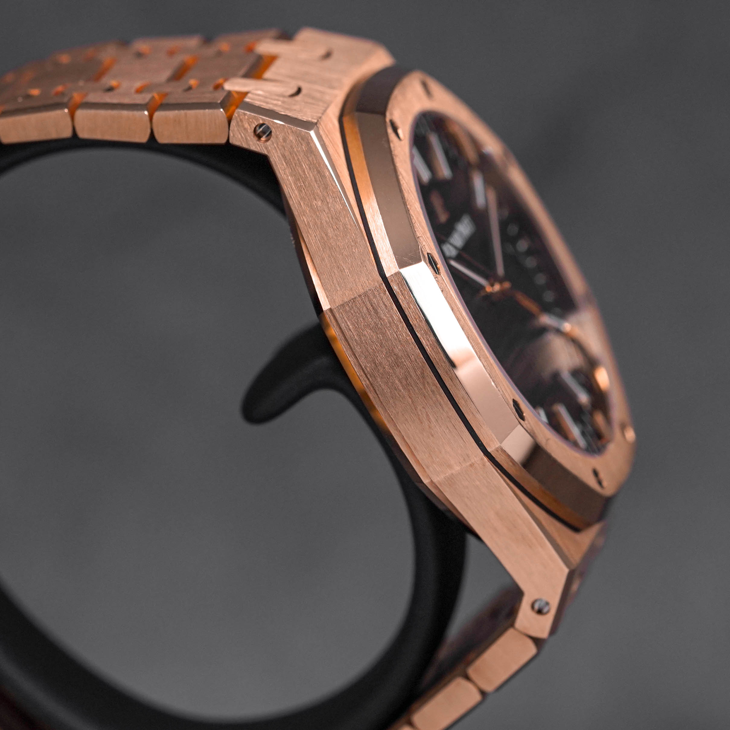 ROYAL OAK 41MM 15500 ROSEGOLD BLACK DIAL (2021)