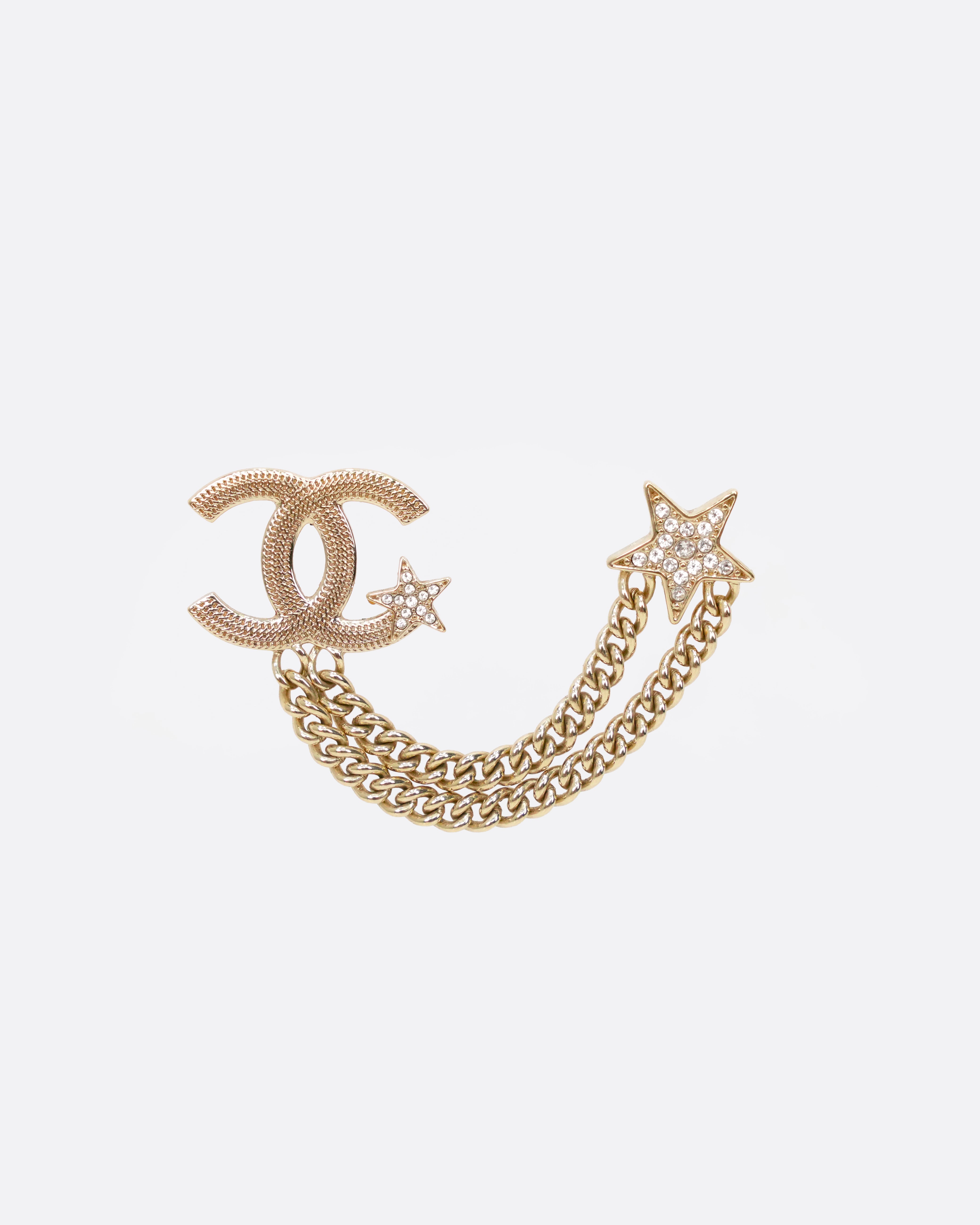 CHANEL COCO MARK STAR B24V BROOCH