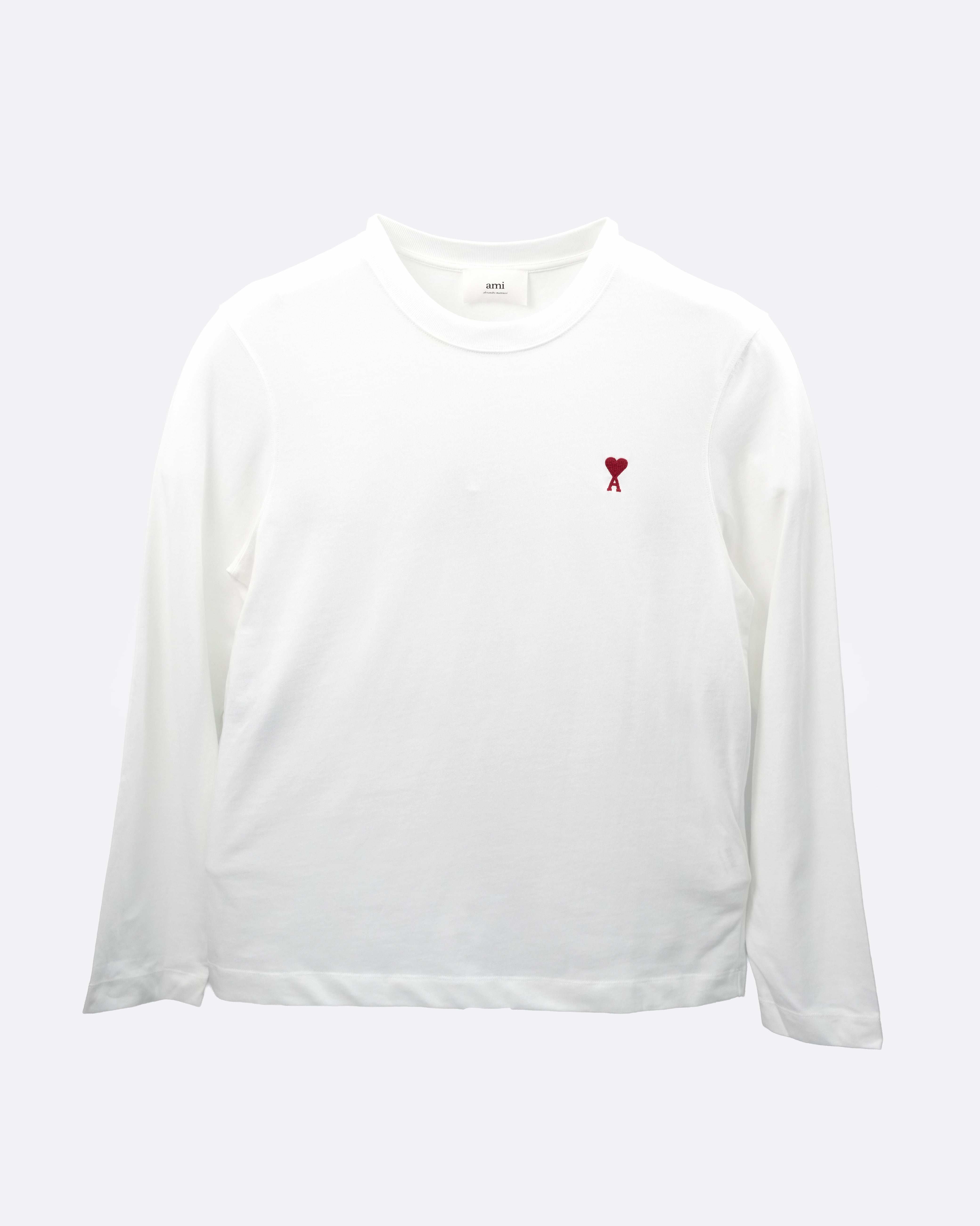 COTTON LONG T-SHIRTS L WHITE