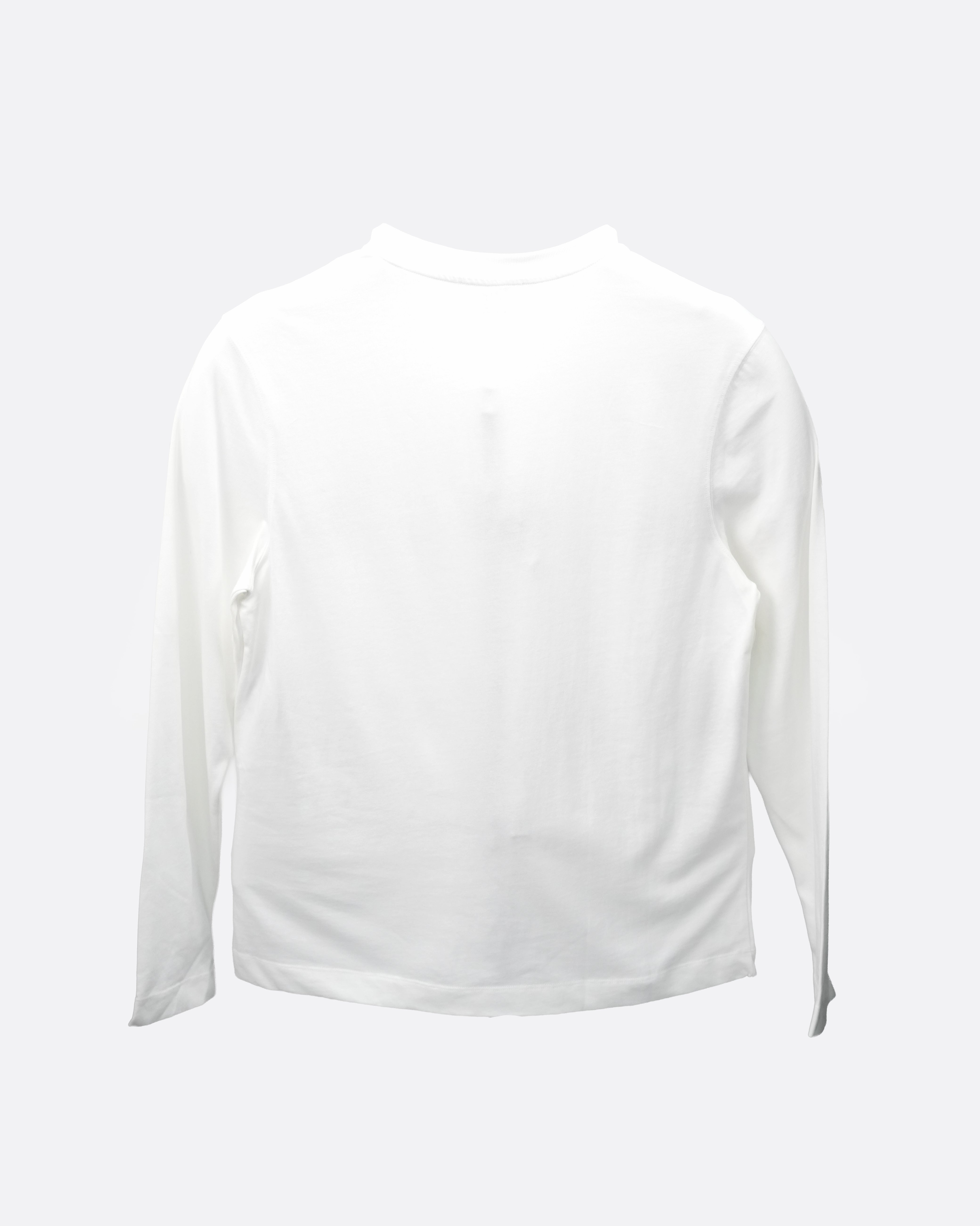 COTTON LONG T-SHIRTS L WHITE