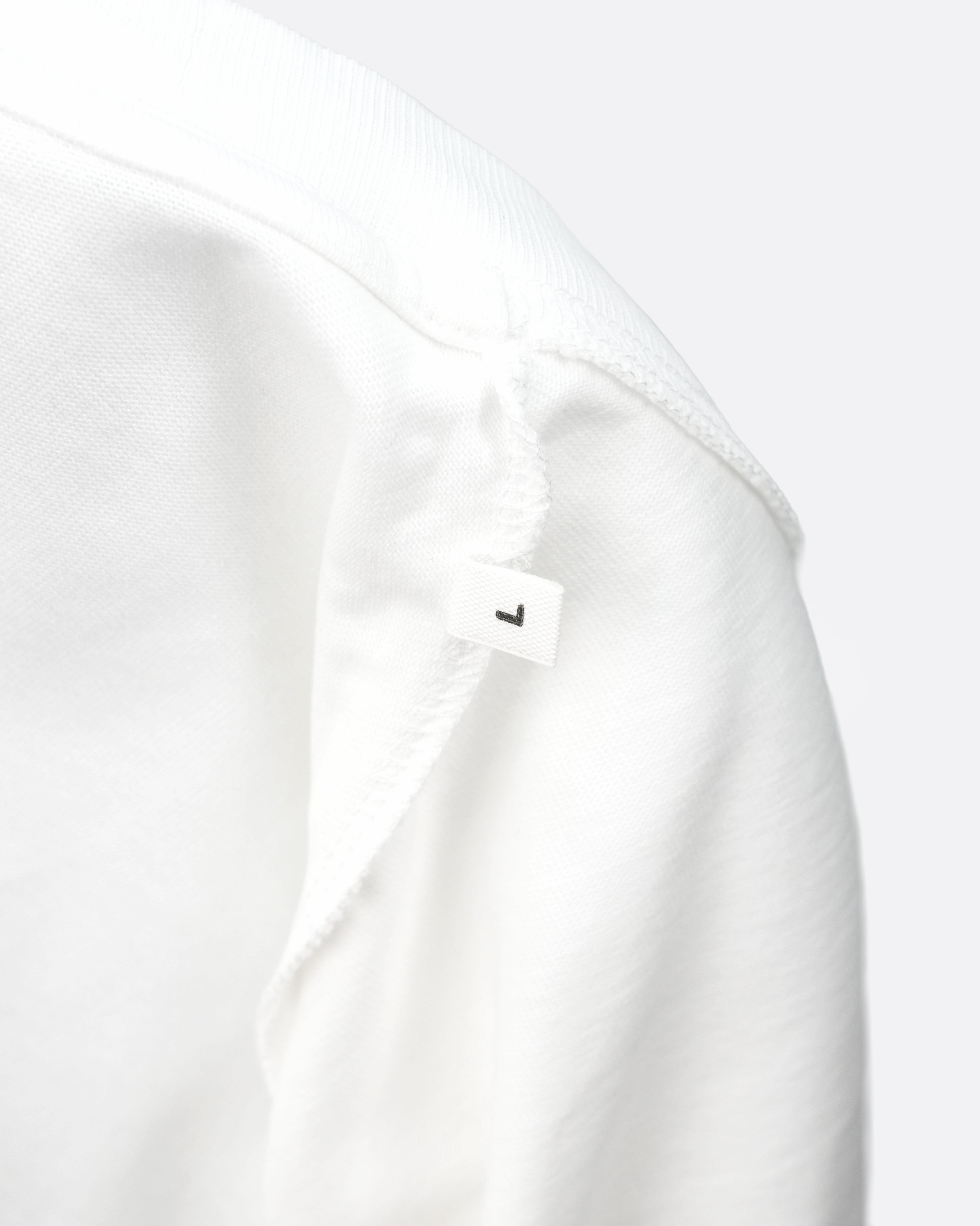 COTTON LONG T-SHIRTS L WHITE