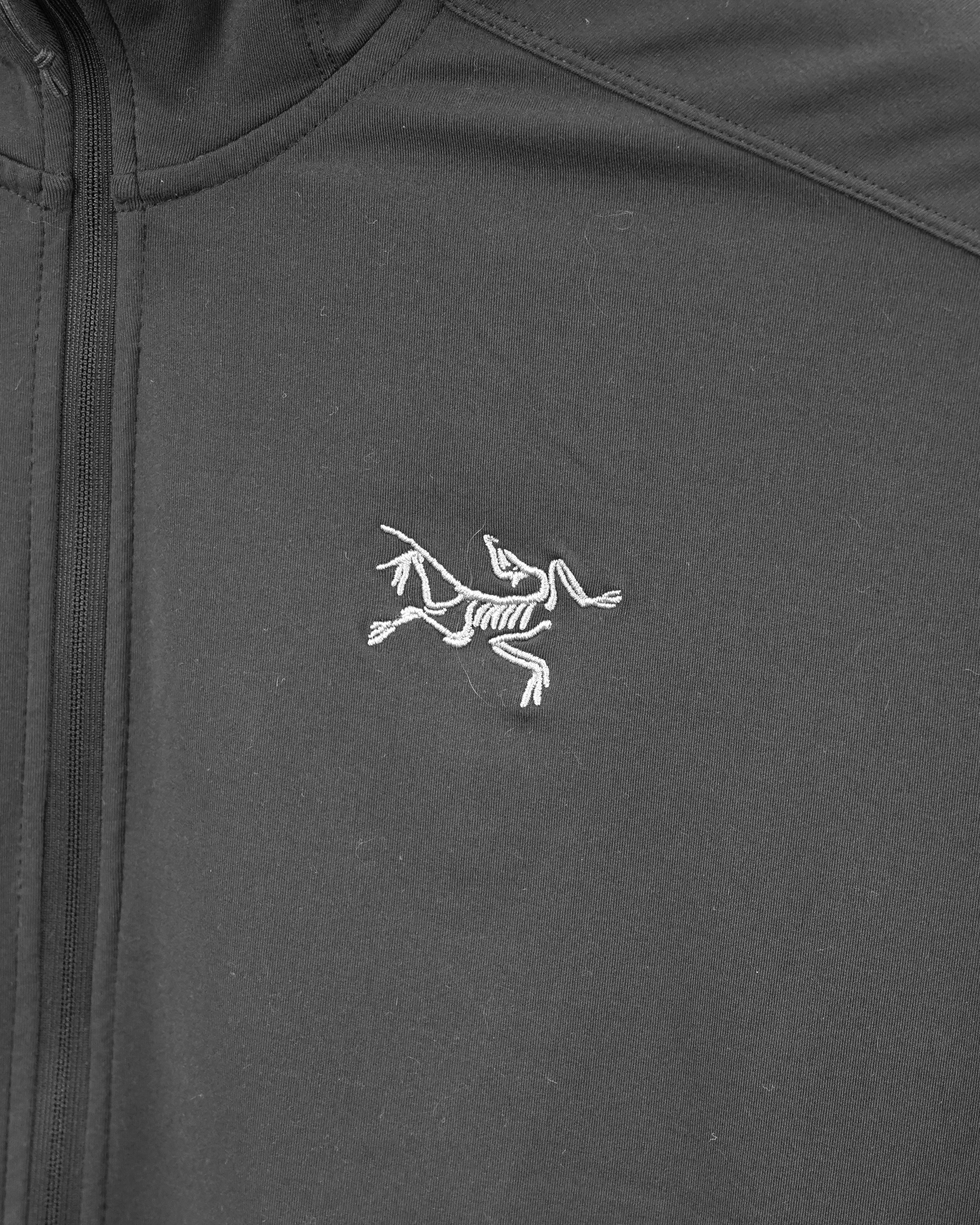 POLYESTER HOODIE SIZE L BLACK