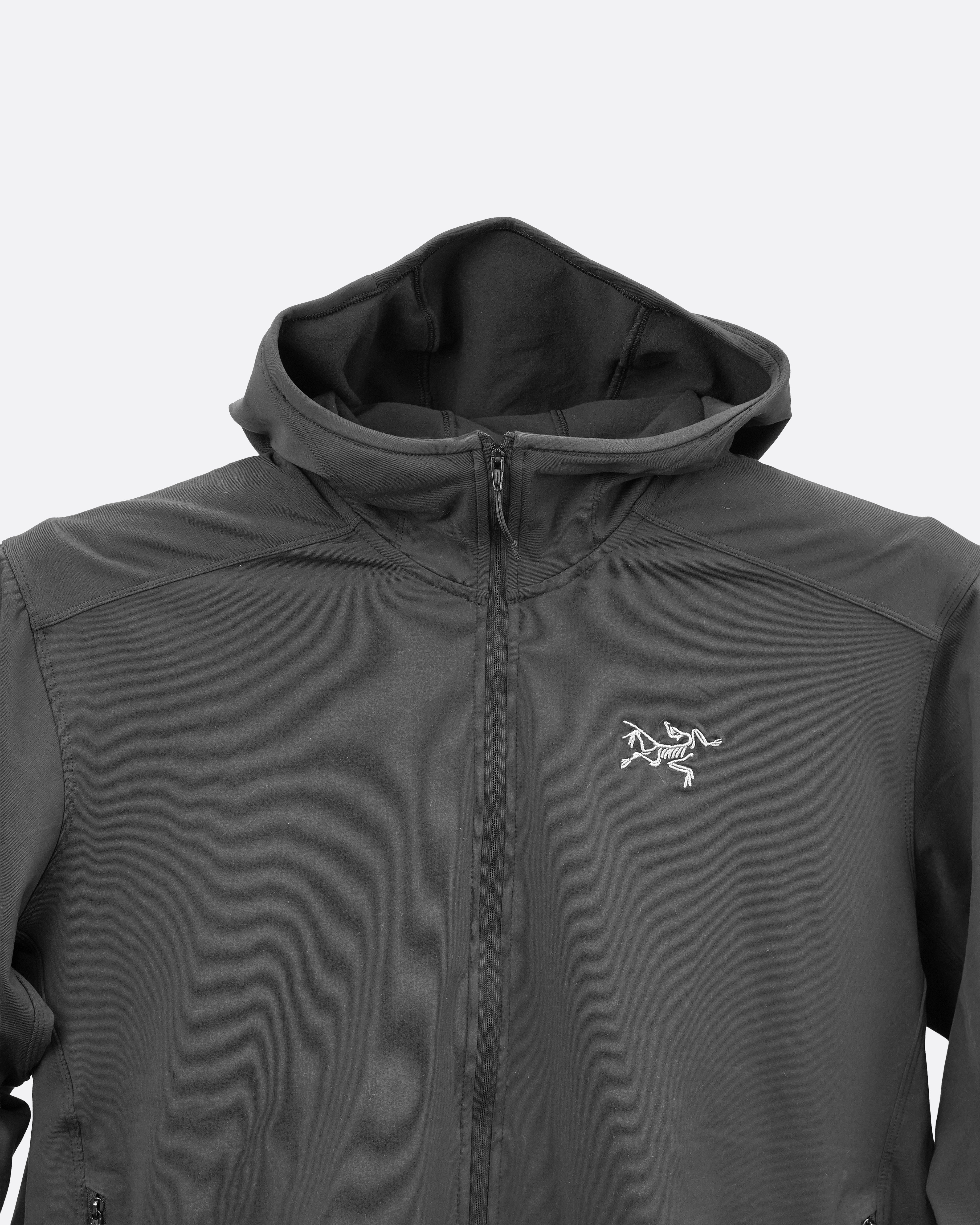 POLYESTER HOODIE SIZE L BLACK