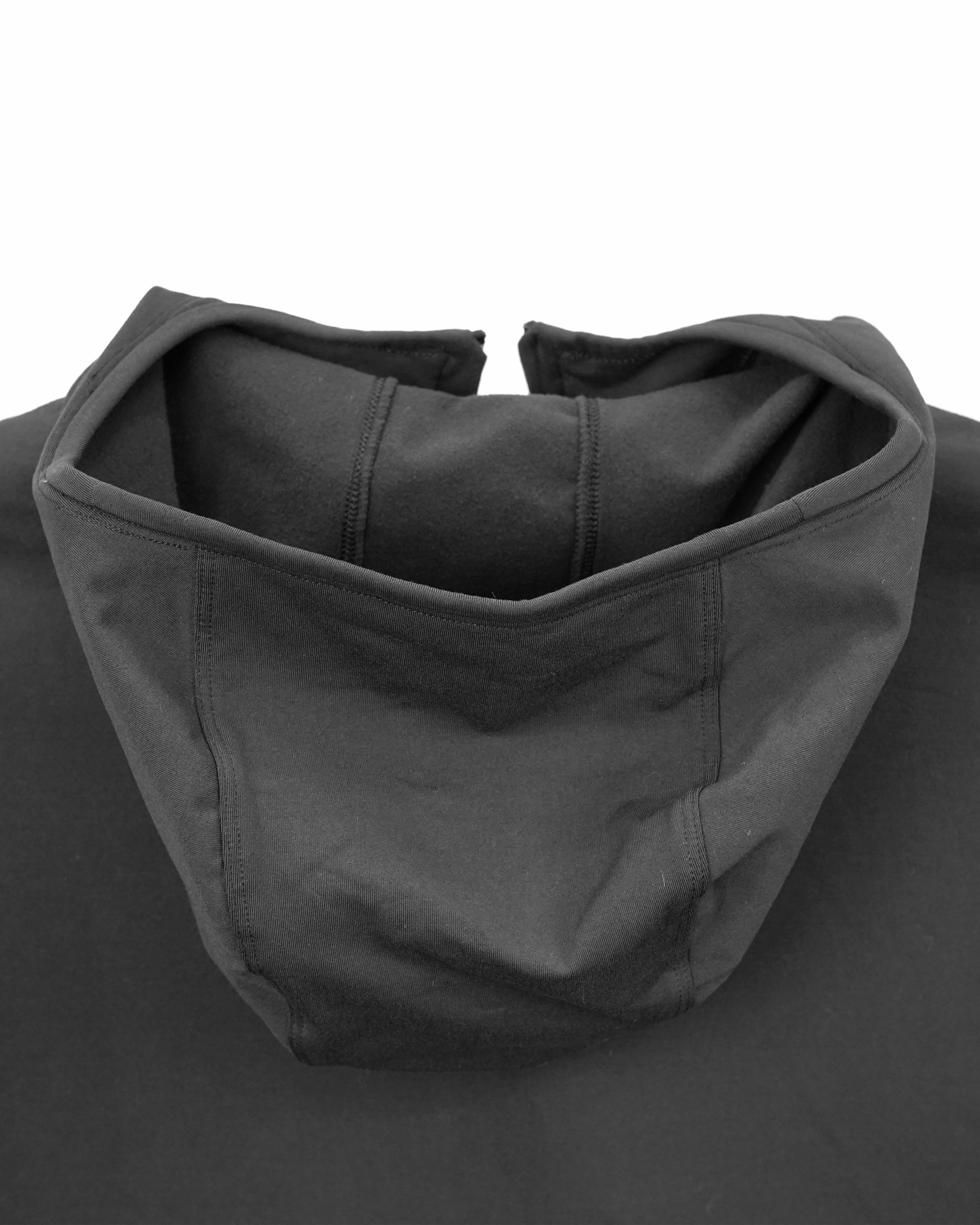 POLYESTER HOODIE SIZE L BLACK