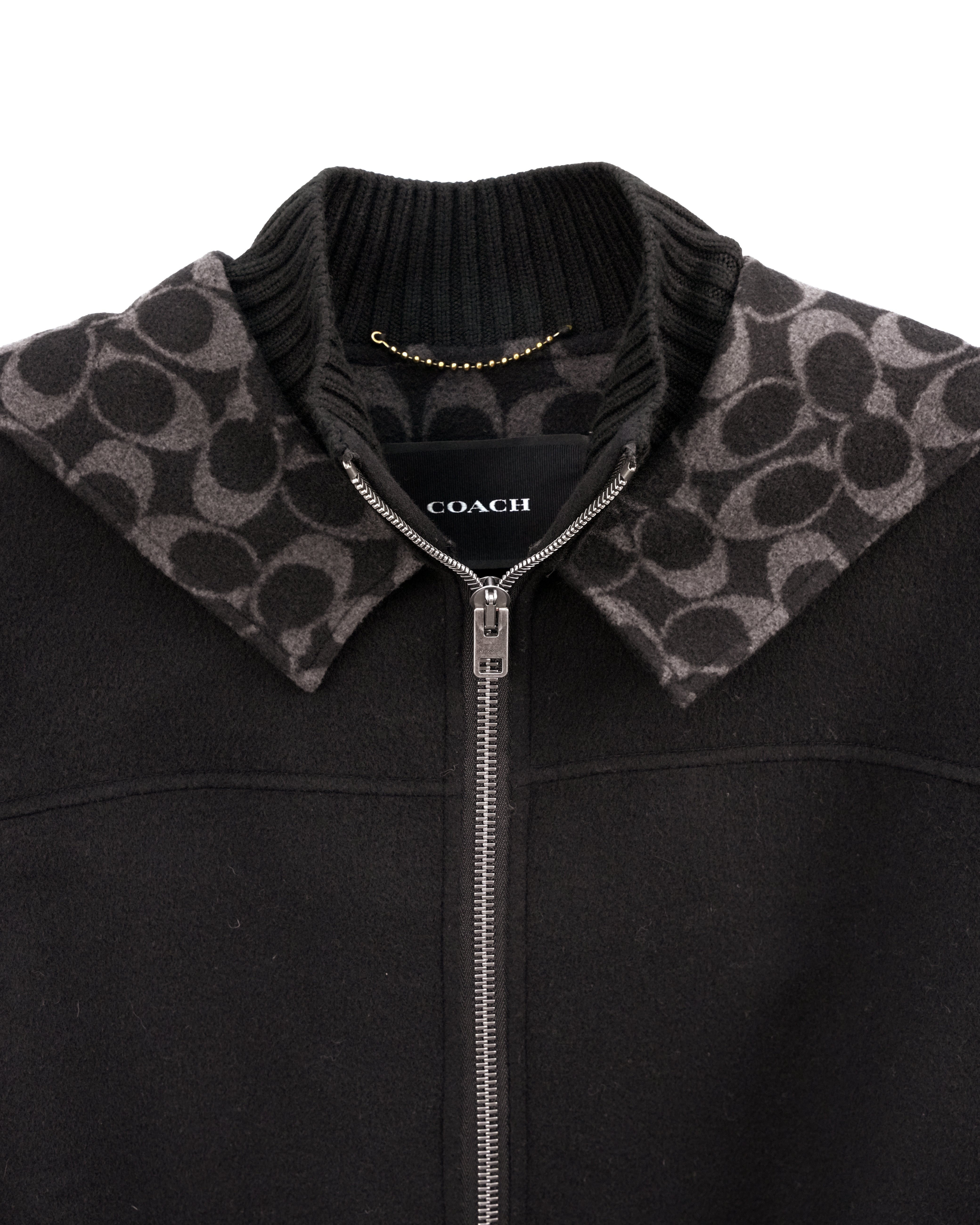 SIGNATURE WOOL PONCHO SIZE M/L BLACK CAPE