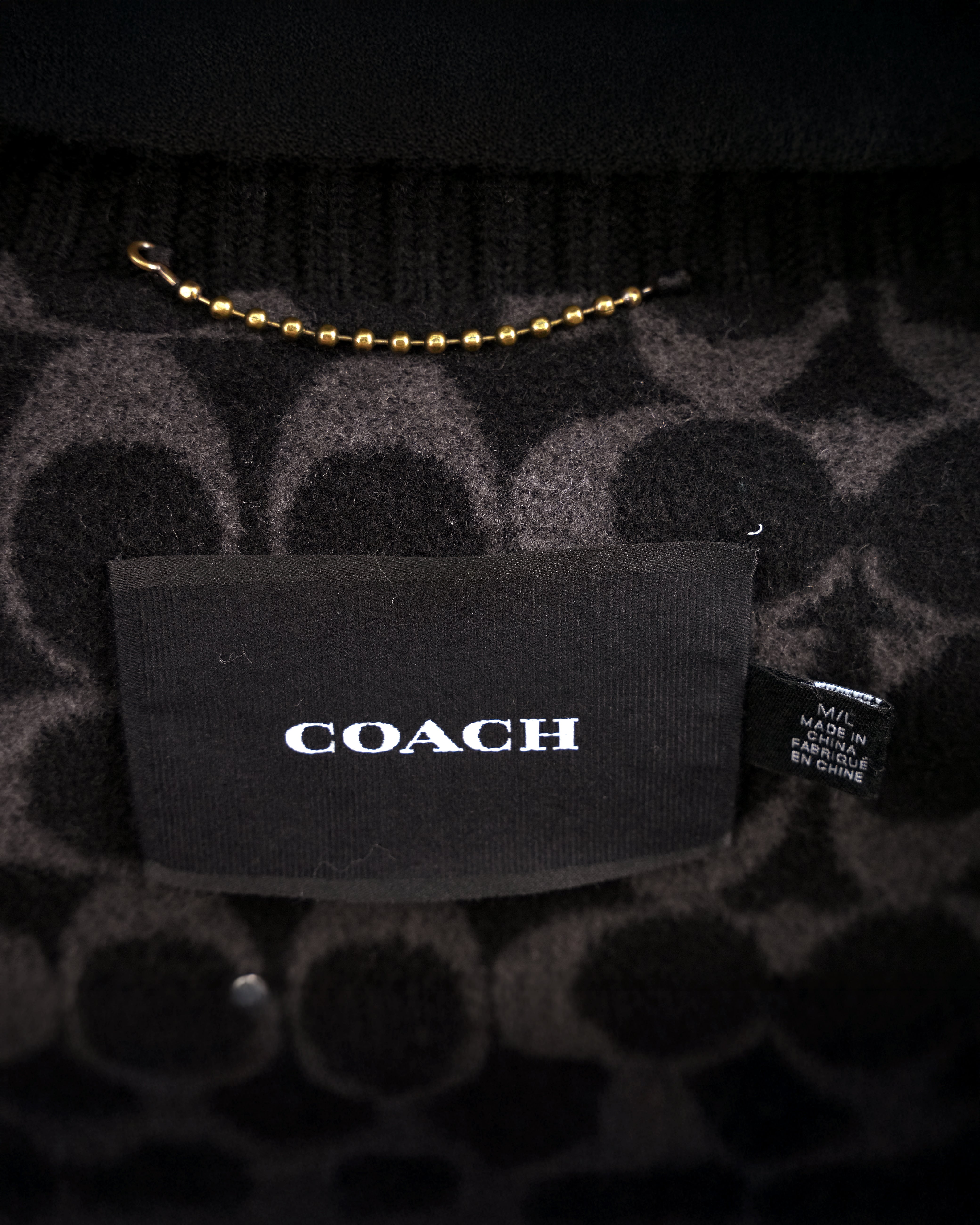 SIGNATURE WOOL PONCHO SIZE M/L BLACK CAPE