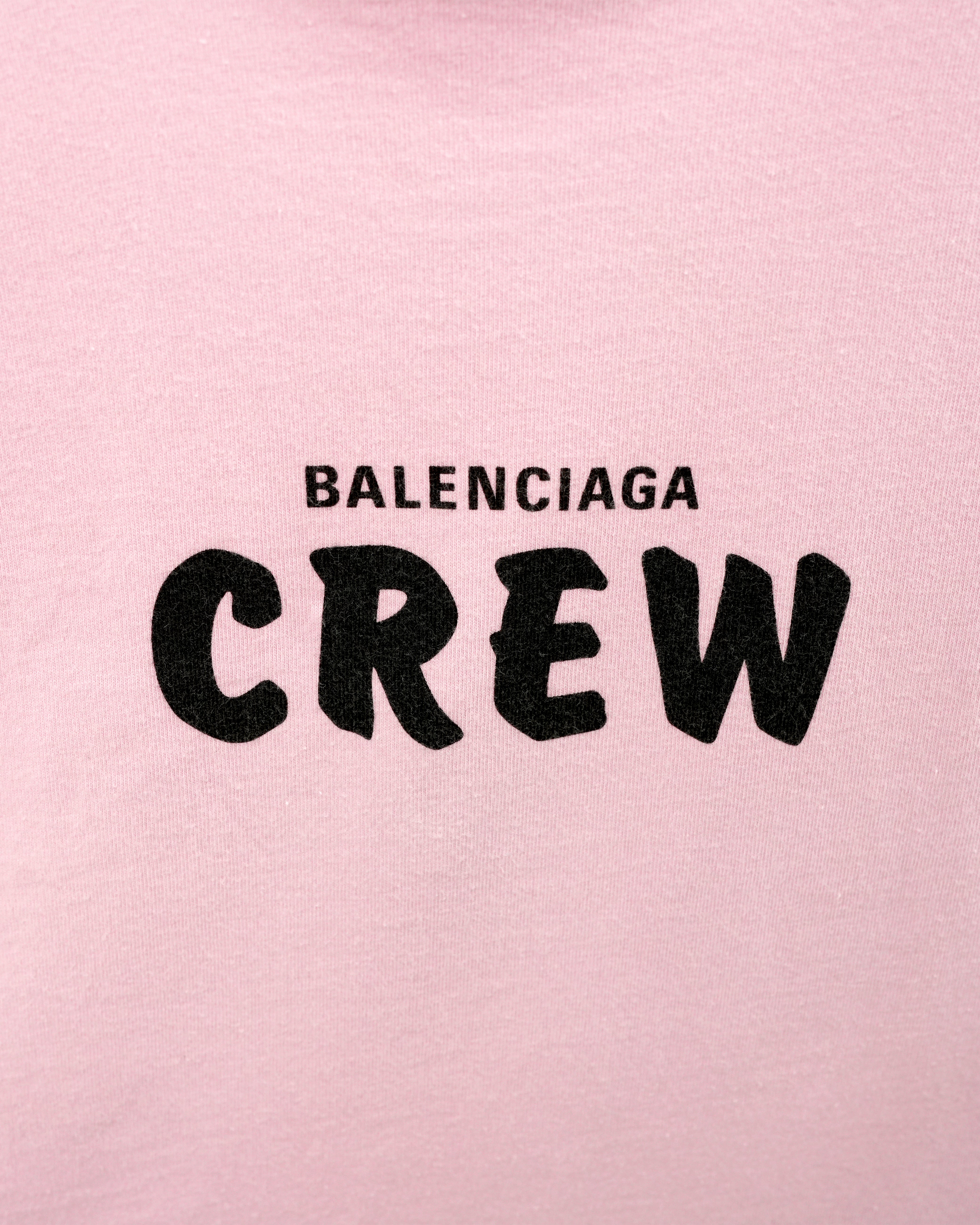 20SS COTTON T-SHIRT XS PINK CREW LOGO