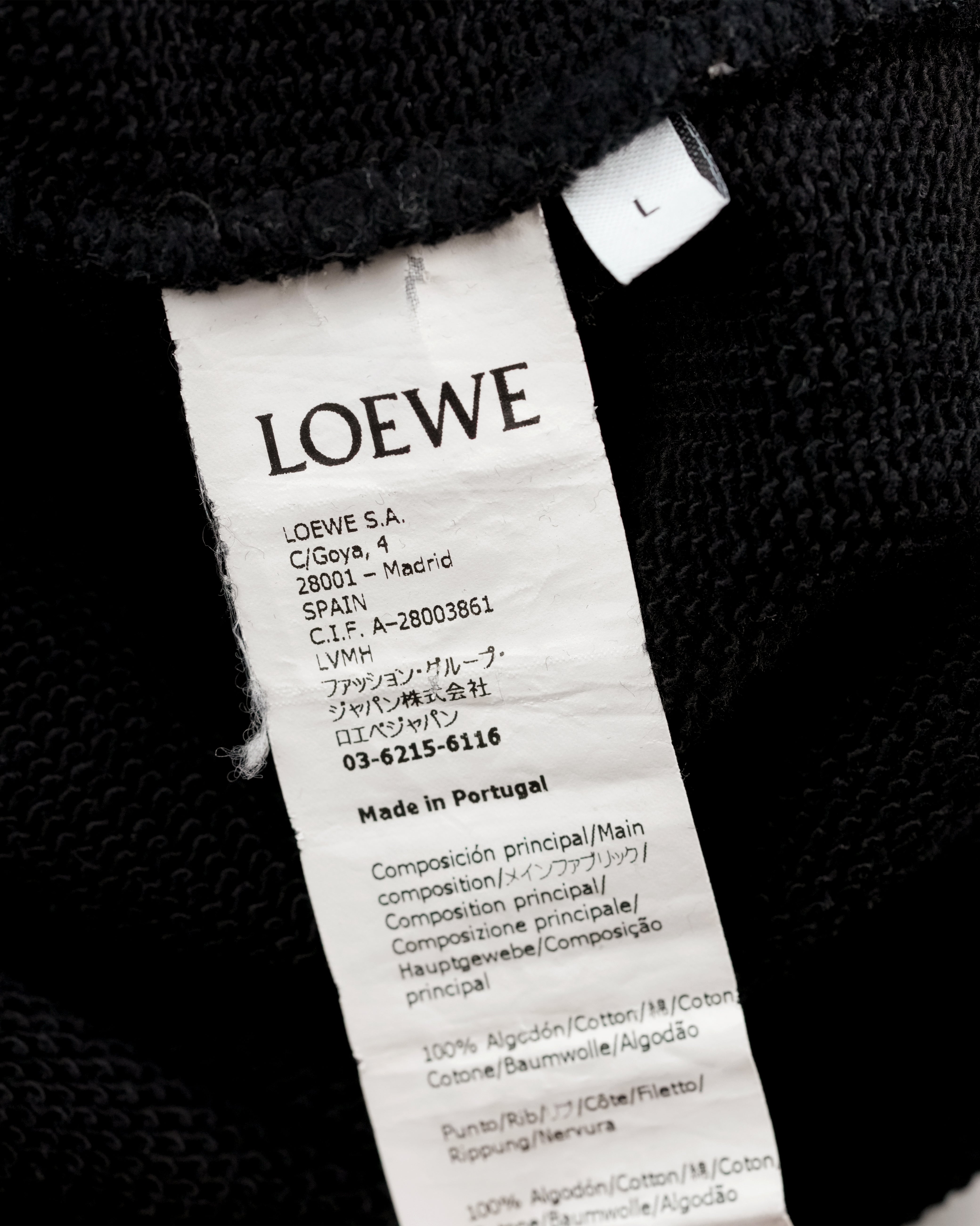 ANAGRAM SWEATSHIRT L BLACK